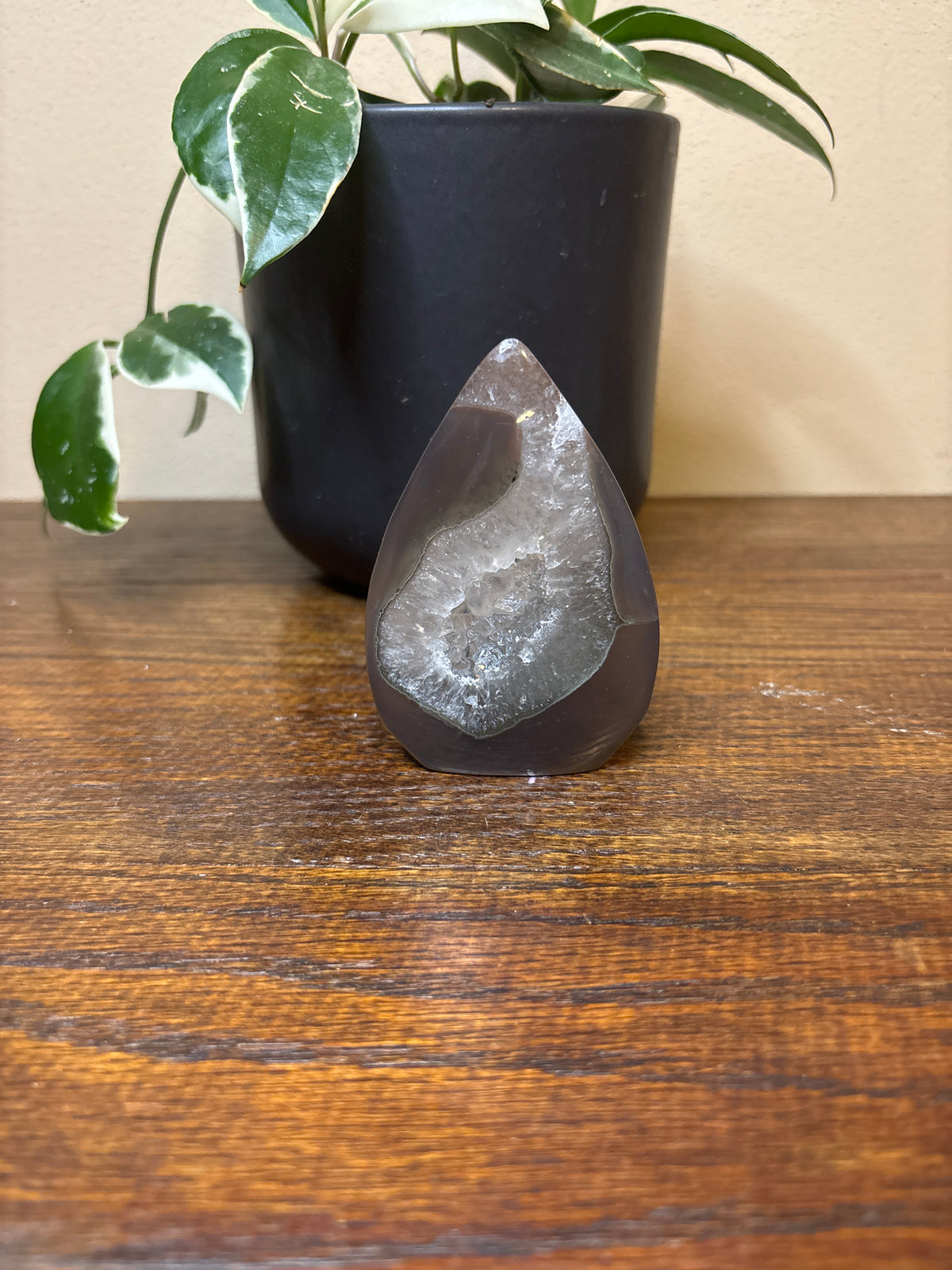 Drusy agate Freeform/flame