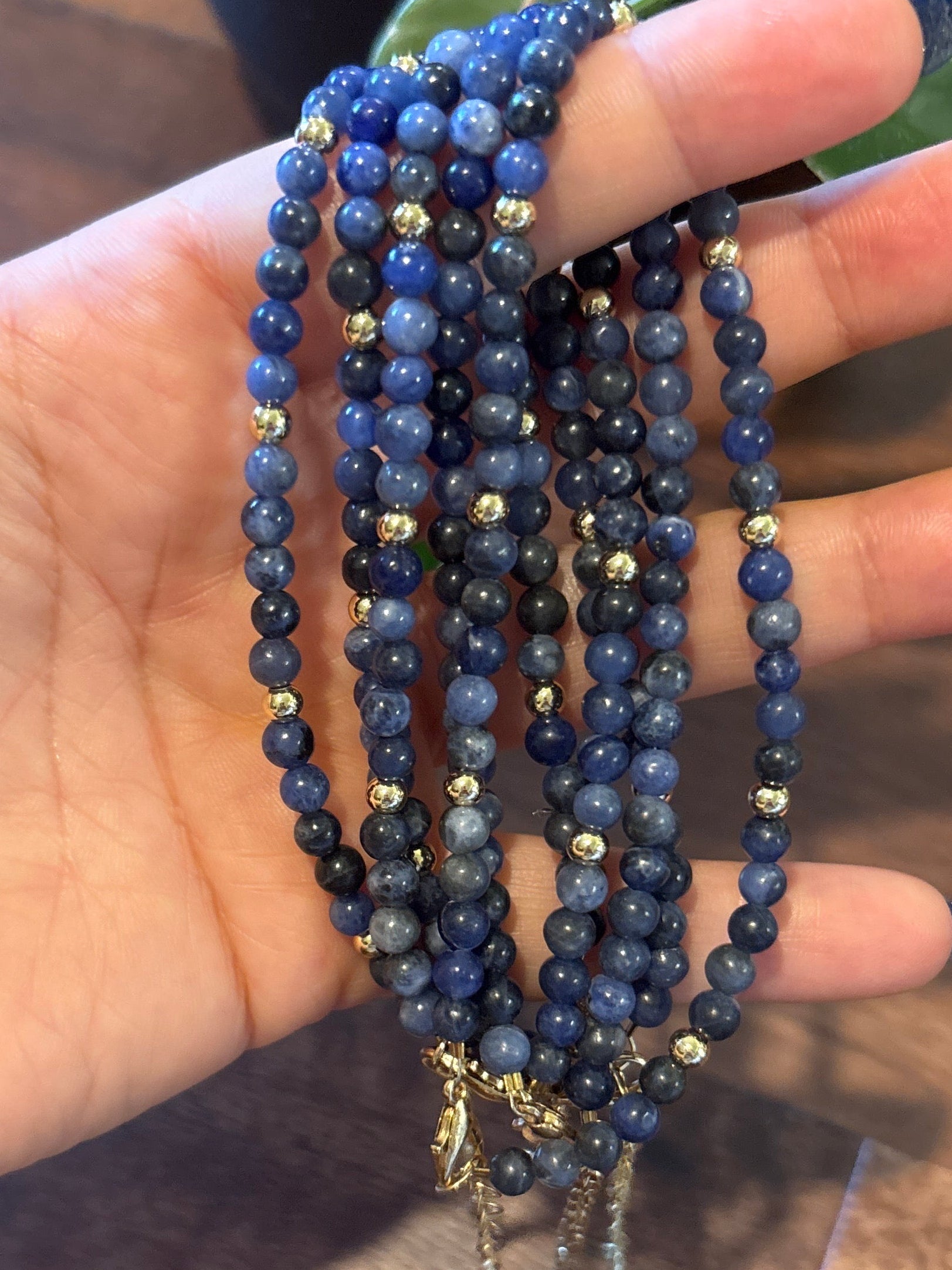 Sodalite Ankle Bracelet