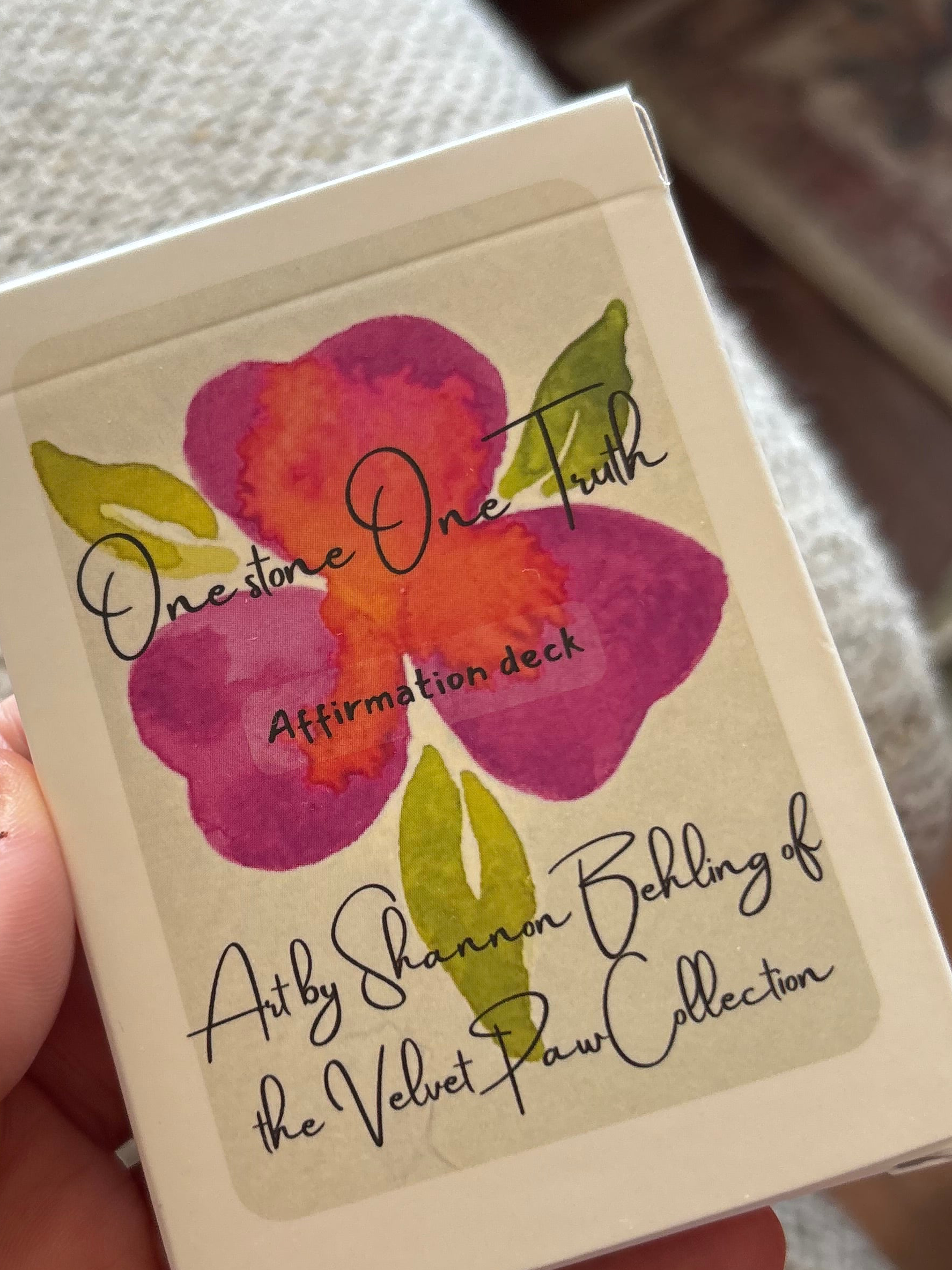 Affirmation card deck of 30