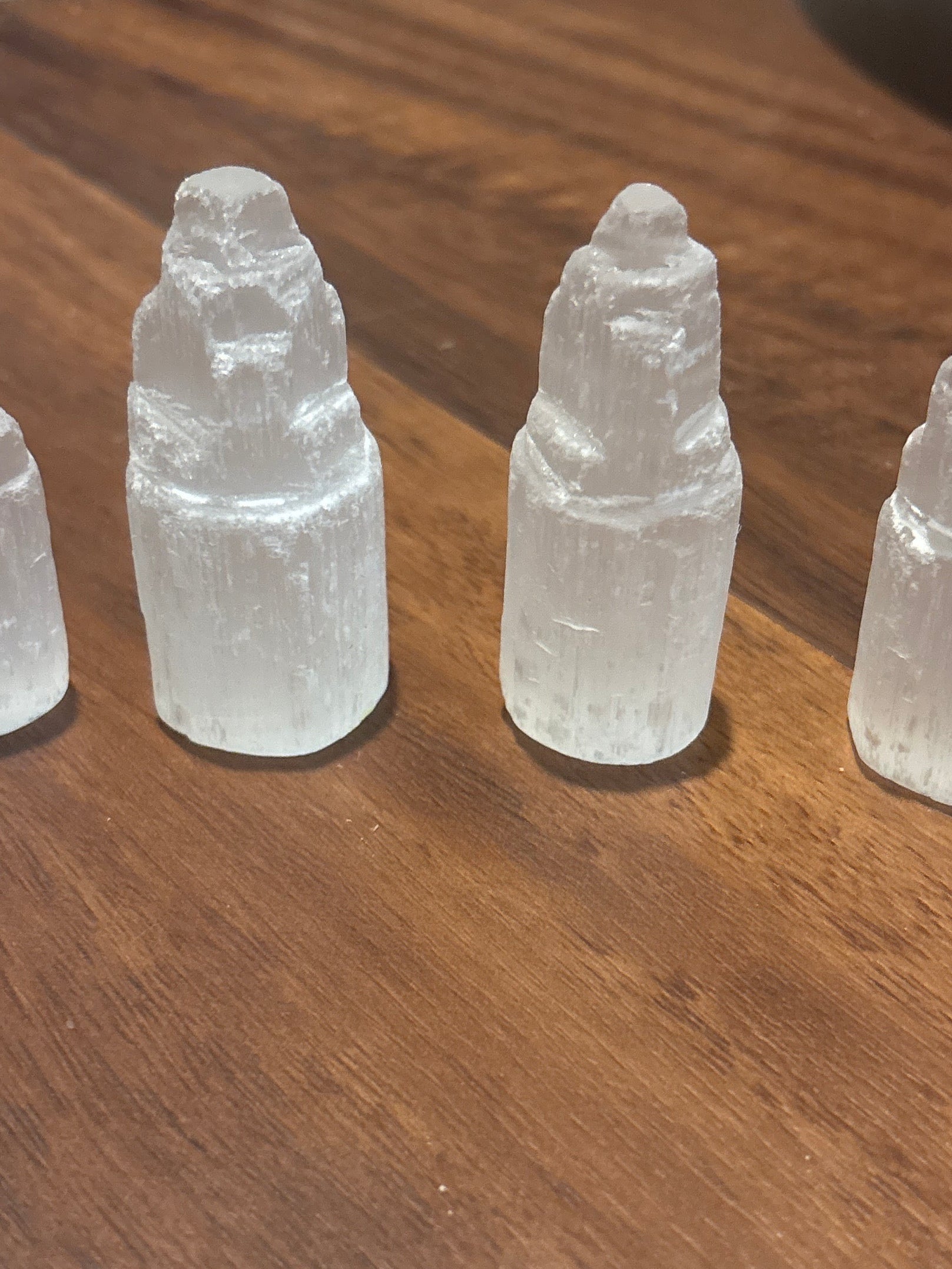Selenite satin spar towers