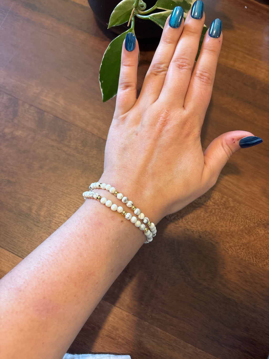 Howlite bracelet