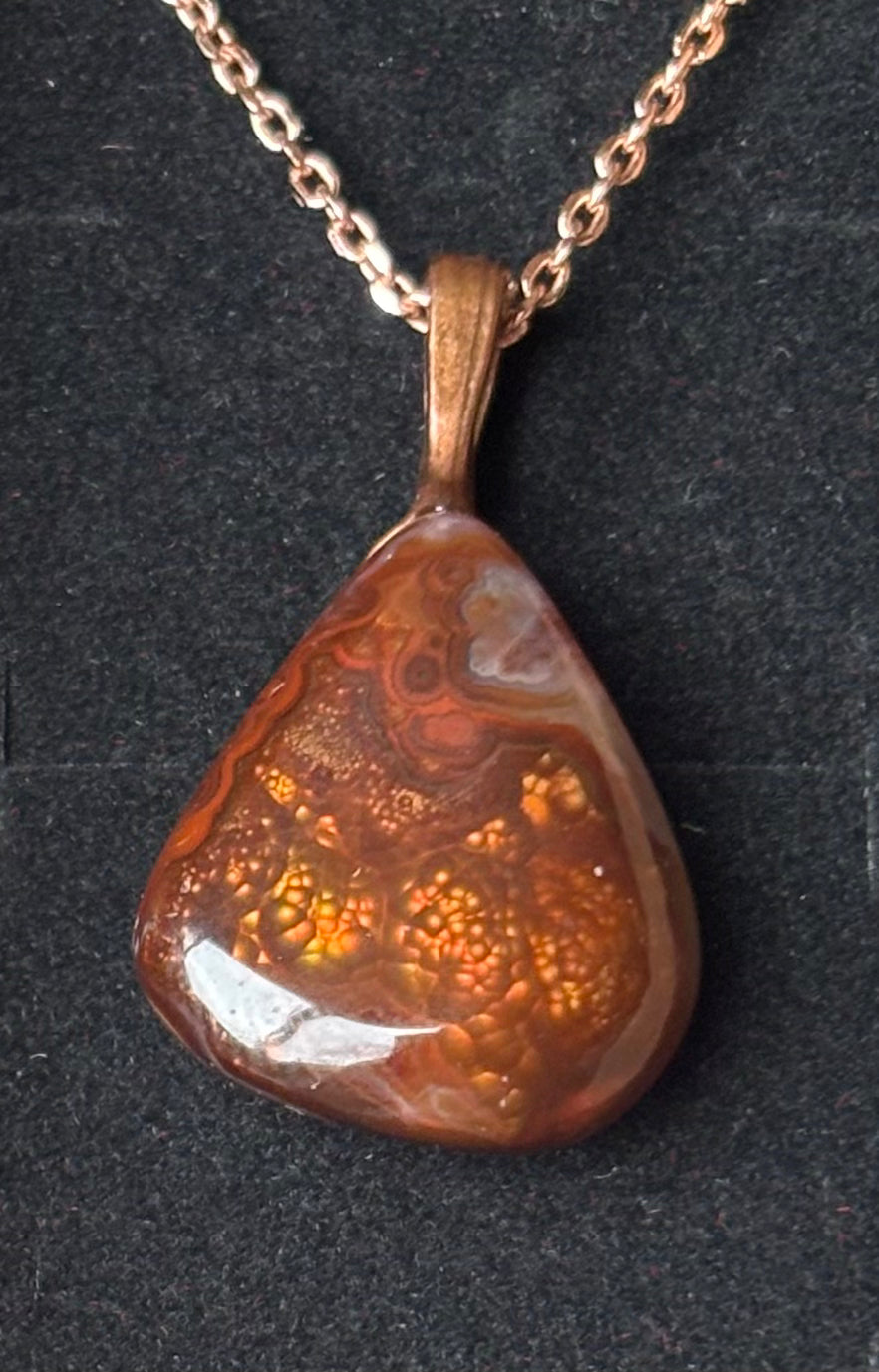 Fire Agate necklace