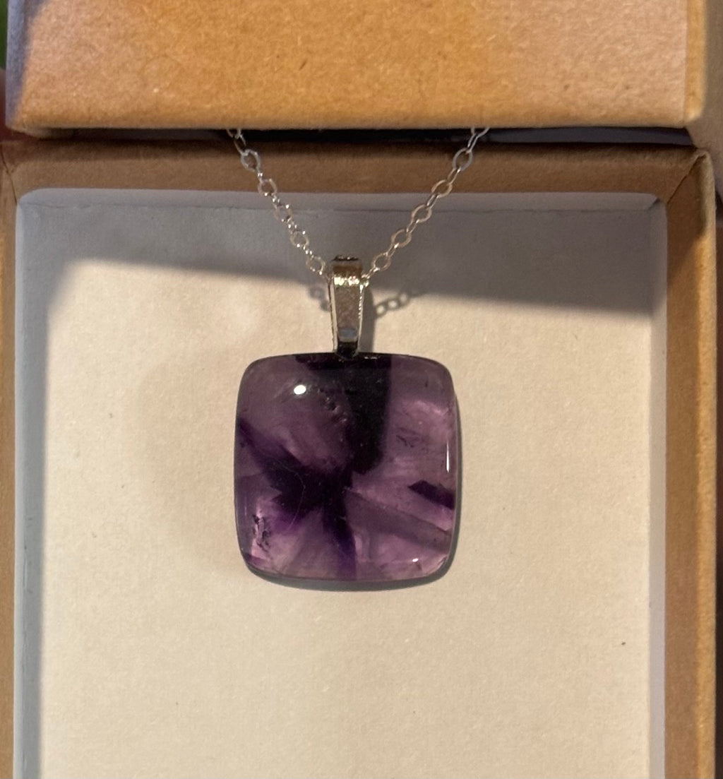 Phantom amethyst necklaces