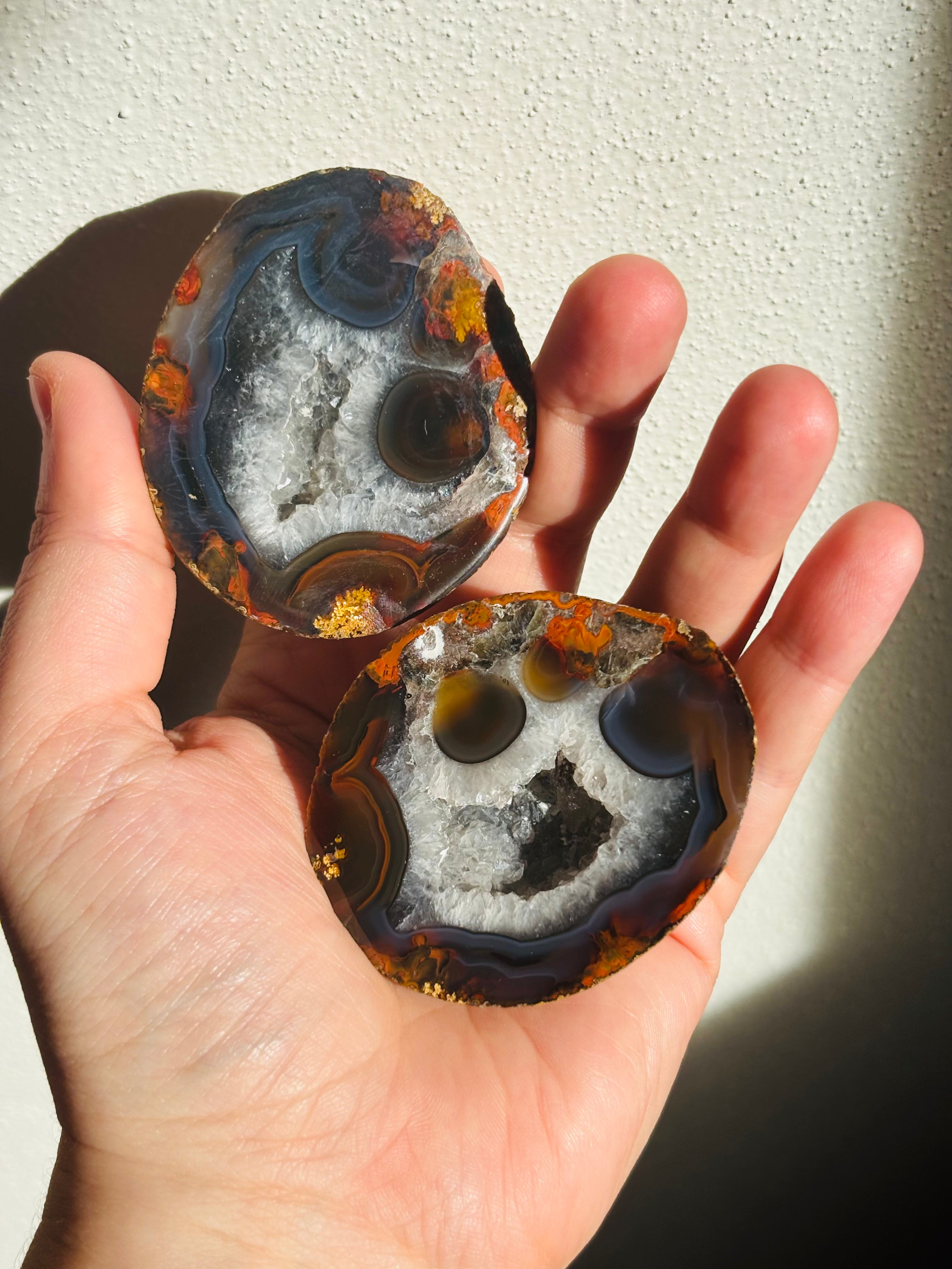 Zhanguo Agate pair