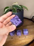 Charoite cubes