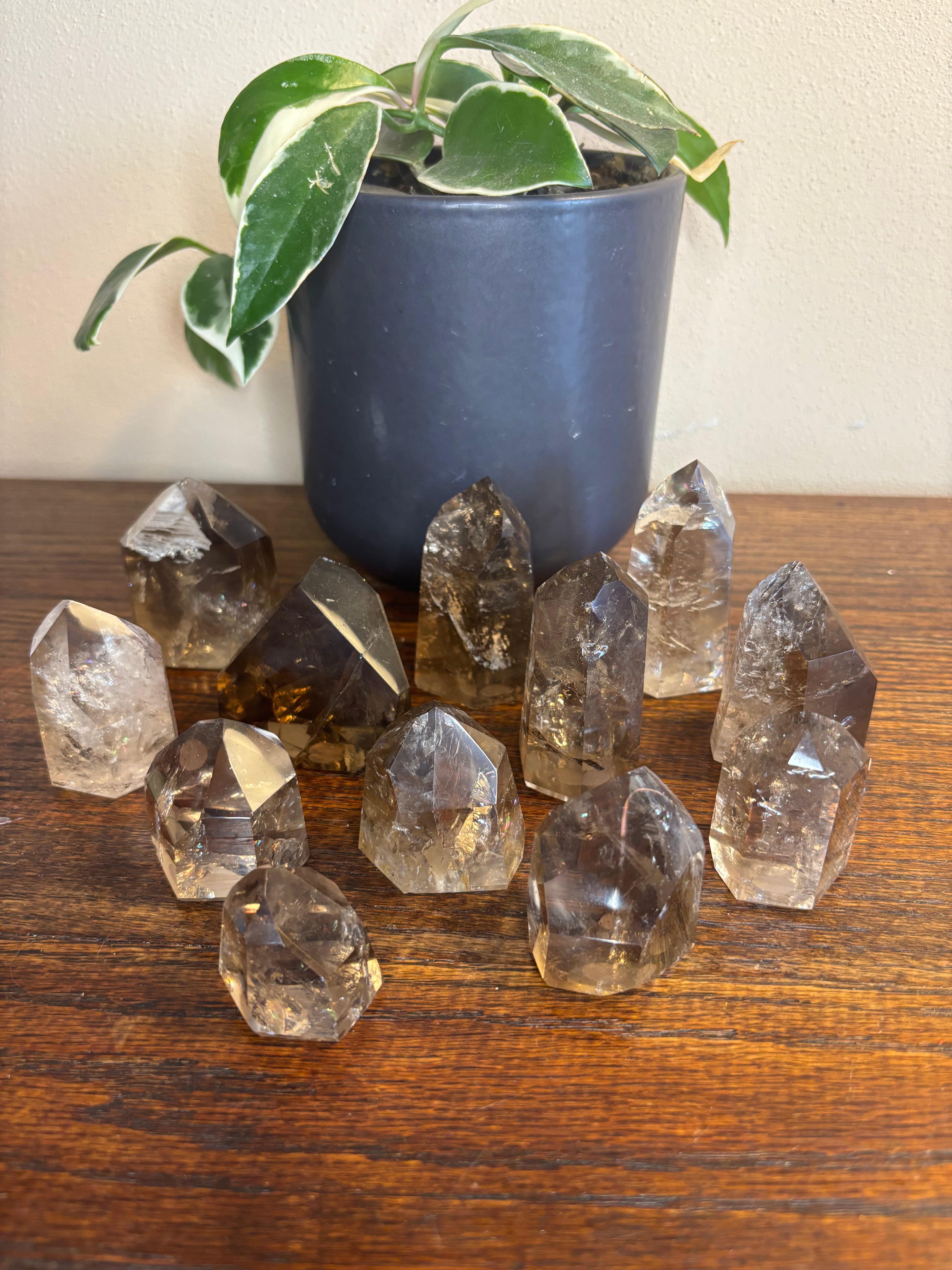 Smokey Quartz towers - click for more photos!