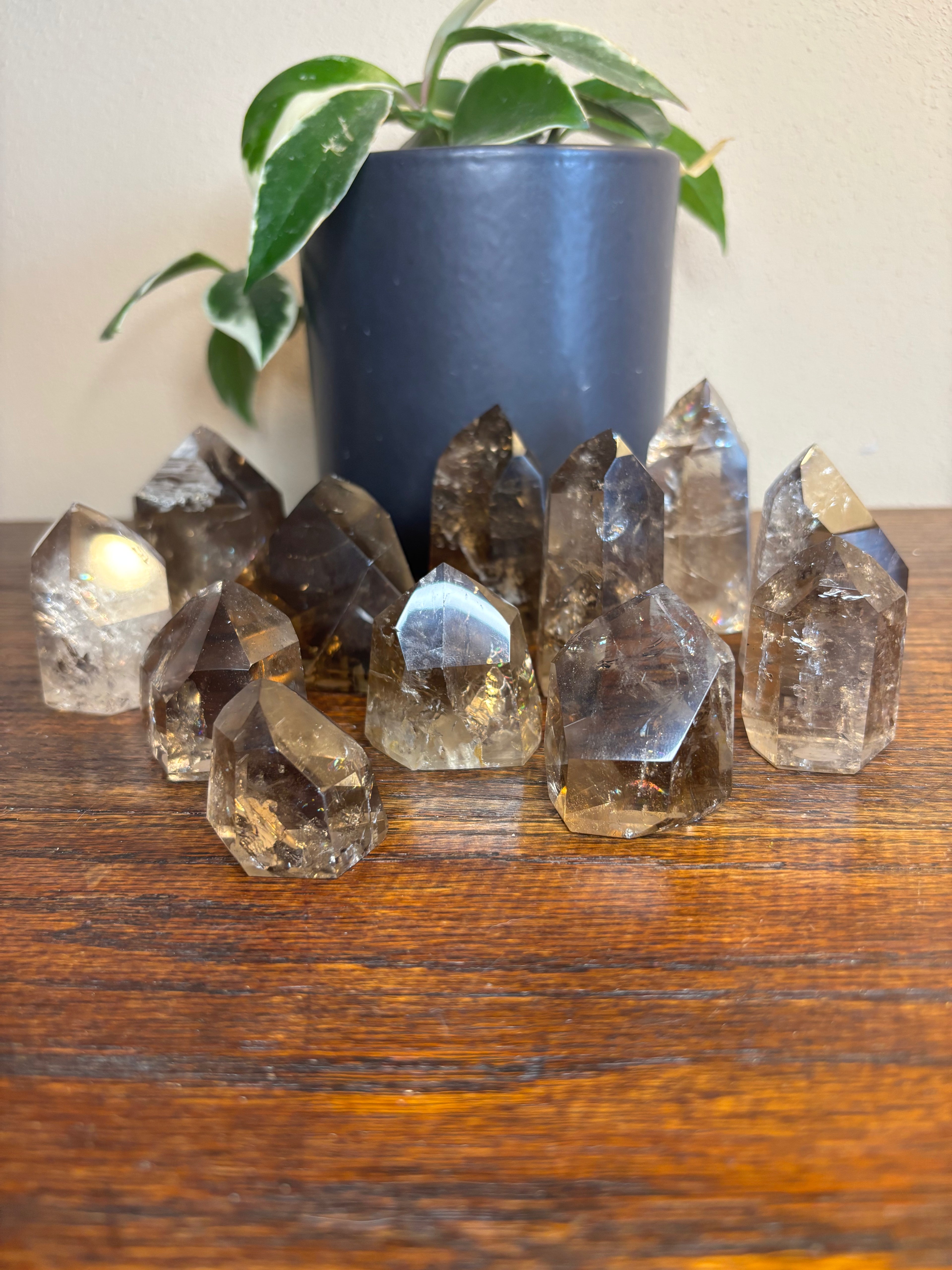 Smokey Quartz towers - click for more photos!