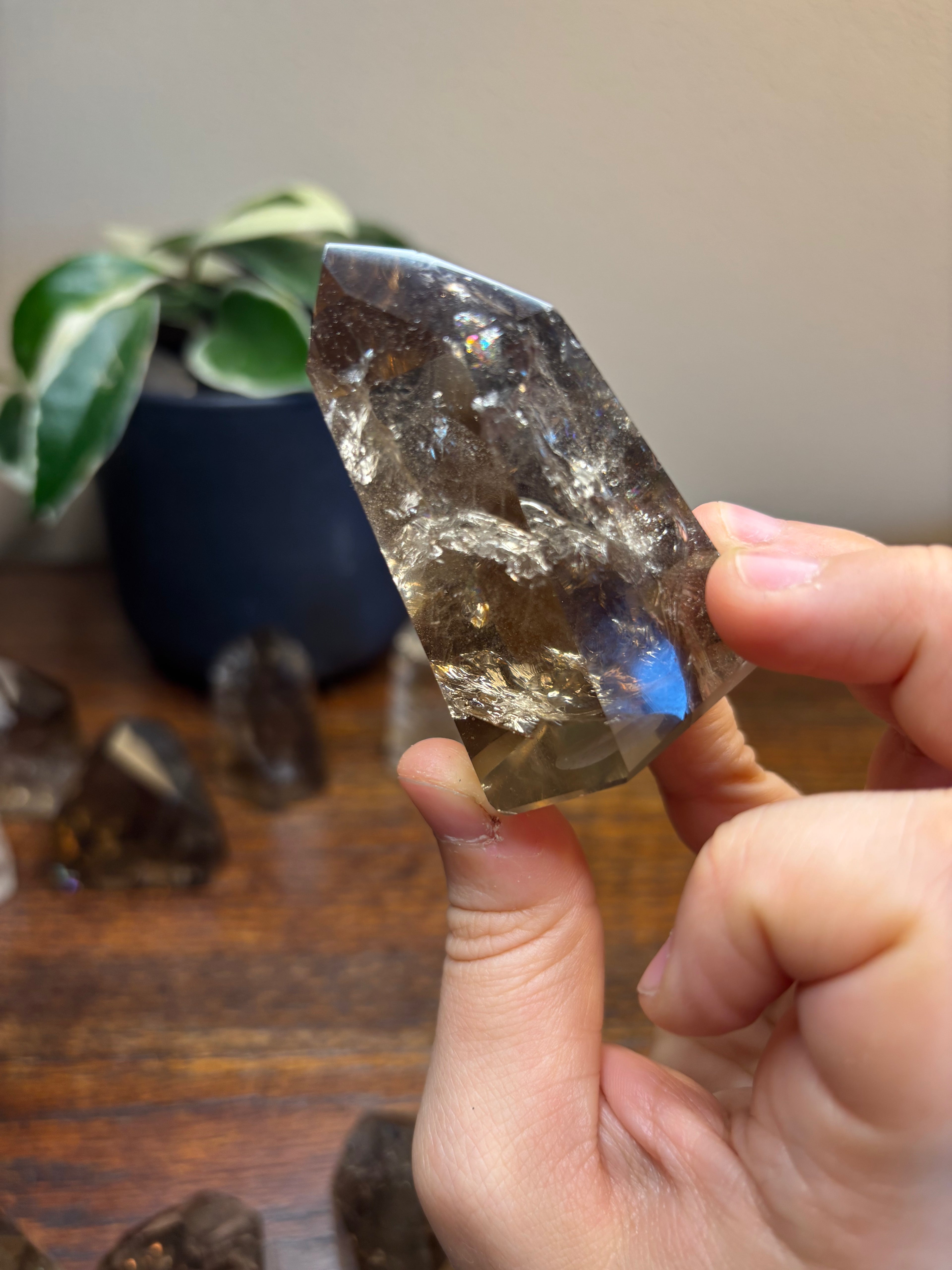 Smokey Quartz towers - click for more photos!