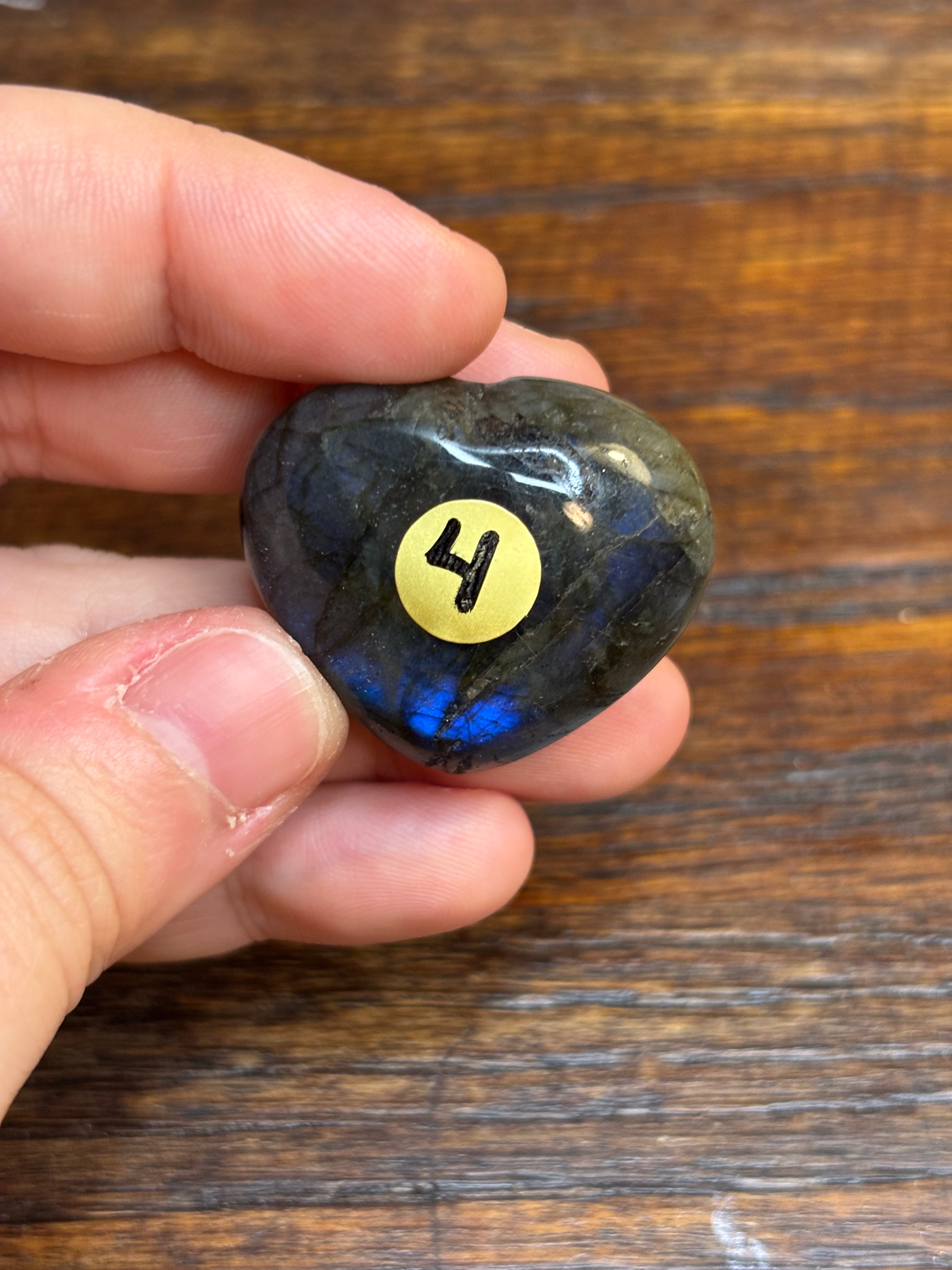 Labradorite hearts - click to view more!
