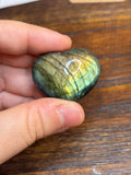 Labradorite hearts - click to view more!