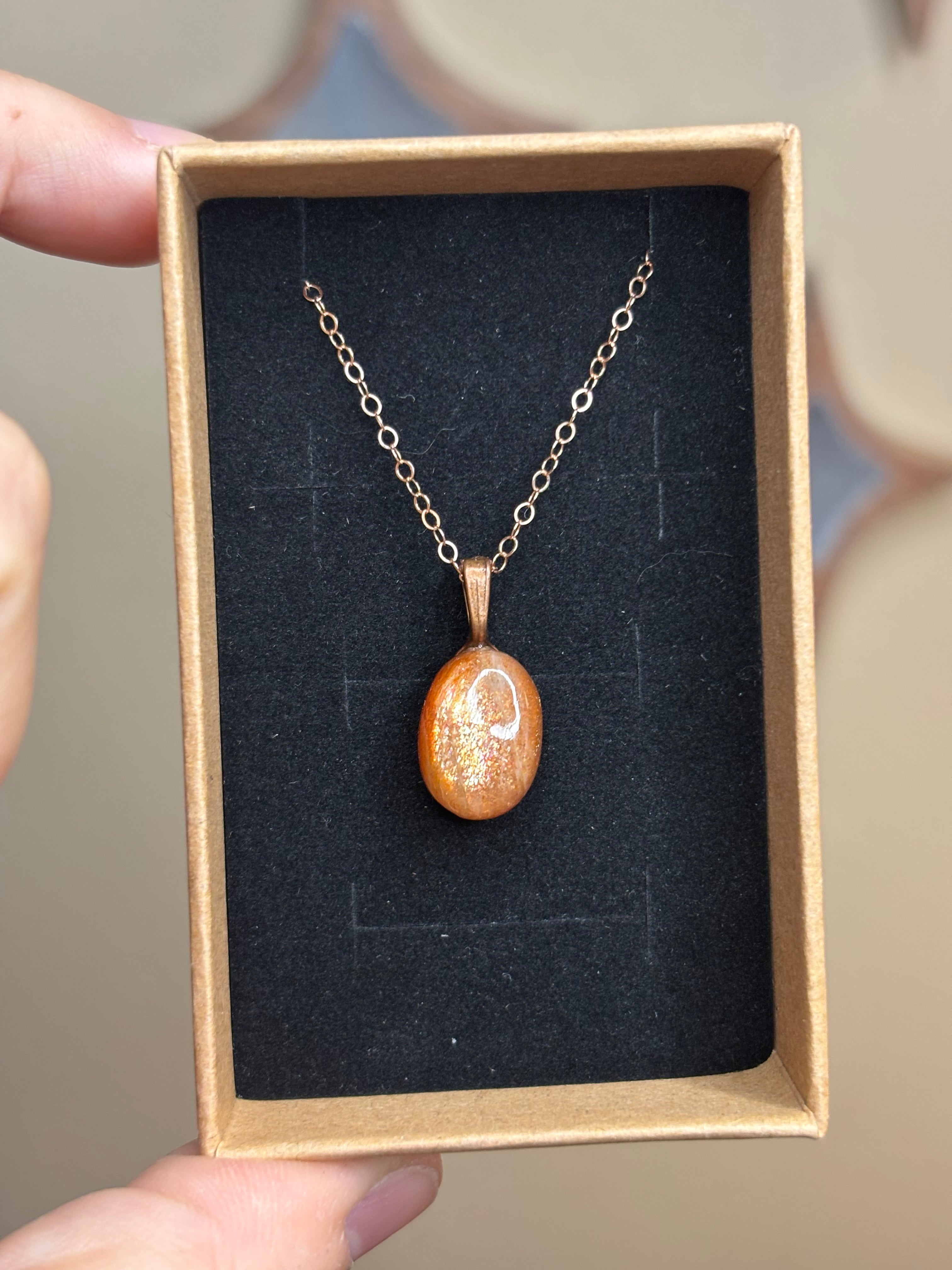 Necklace - sunstone