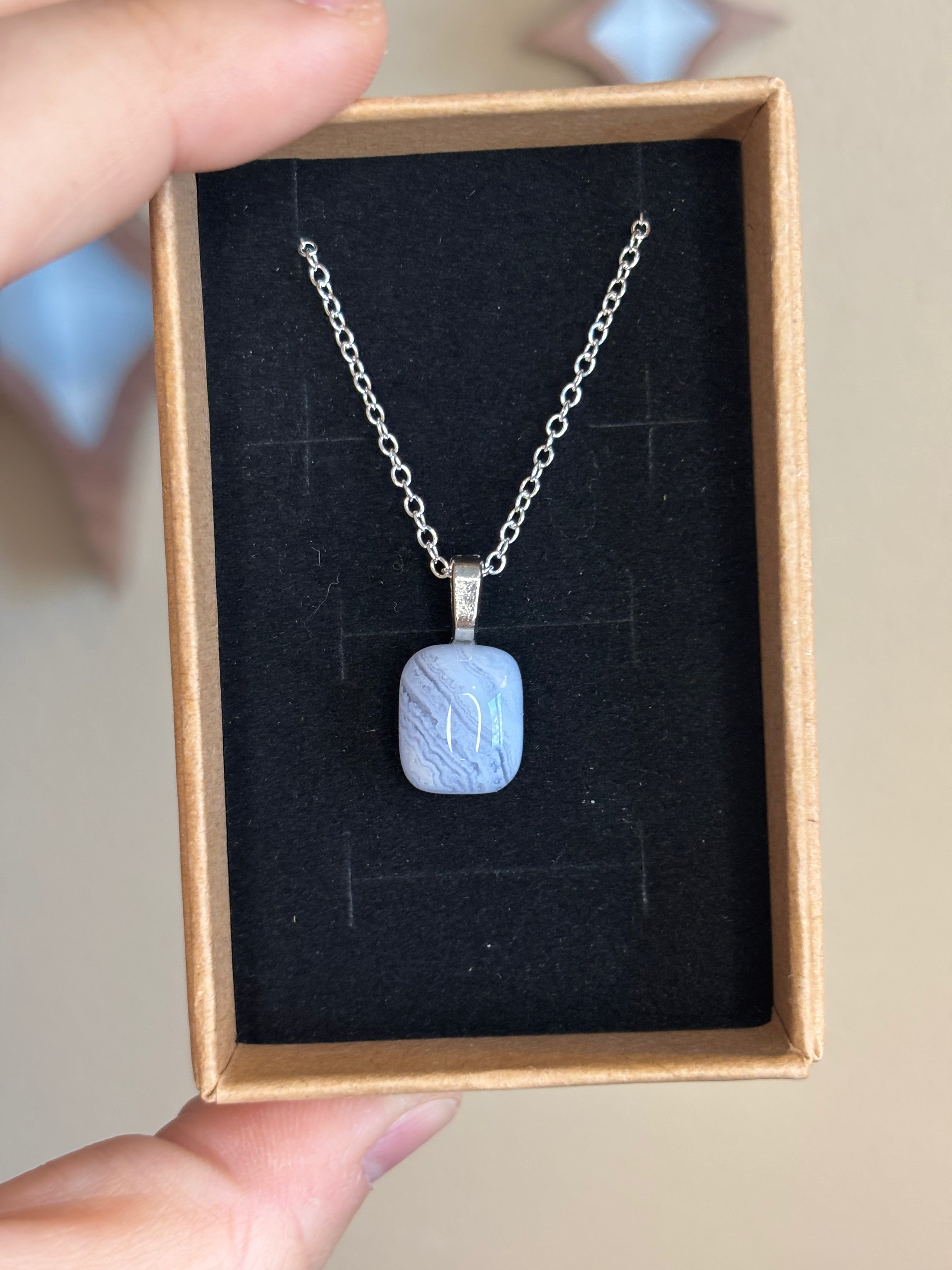 Necklaces - Blue Lace Agate - click to see more!