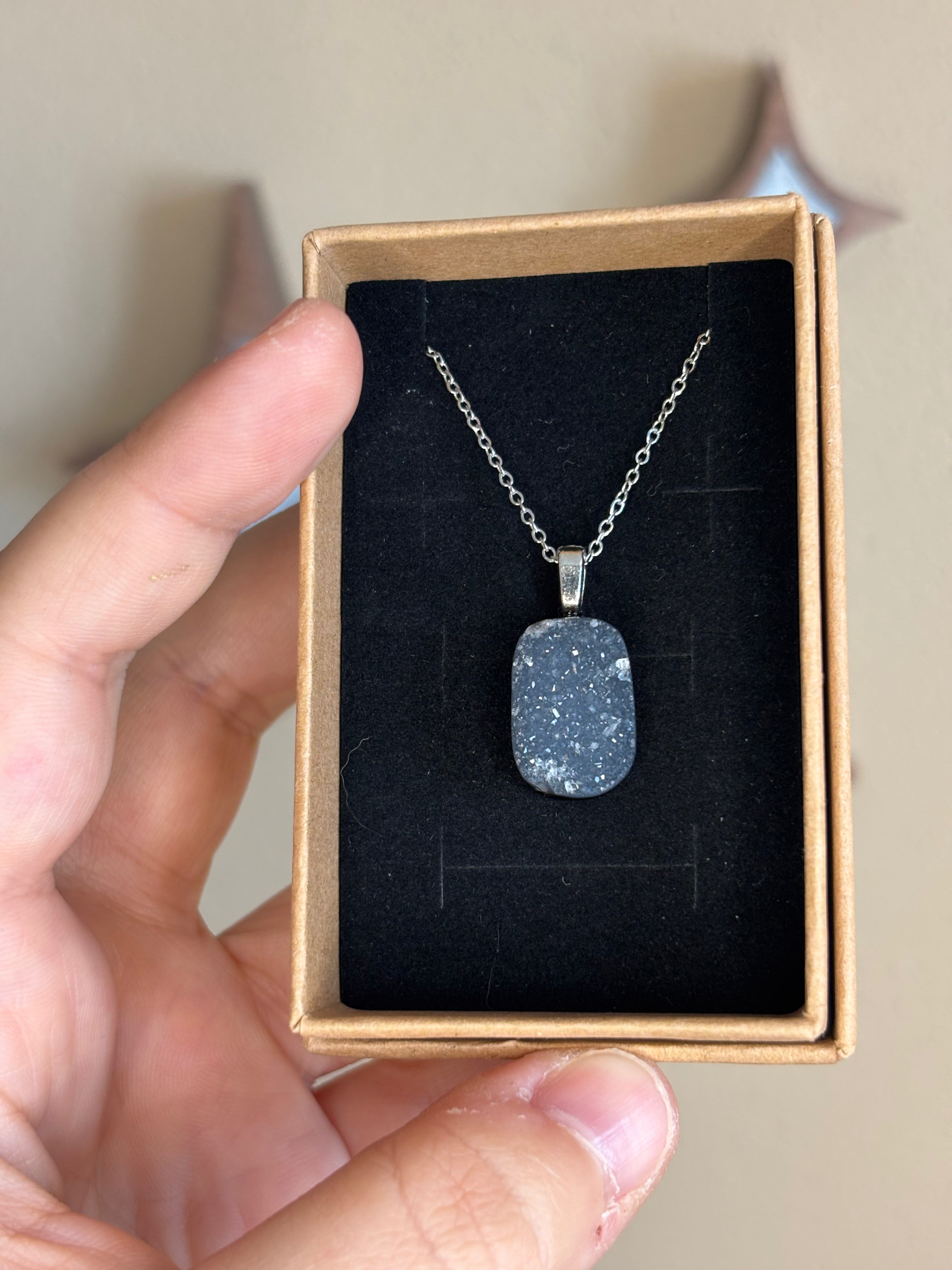Necklace - sugar drusy