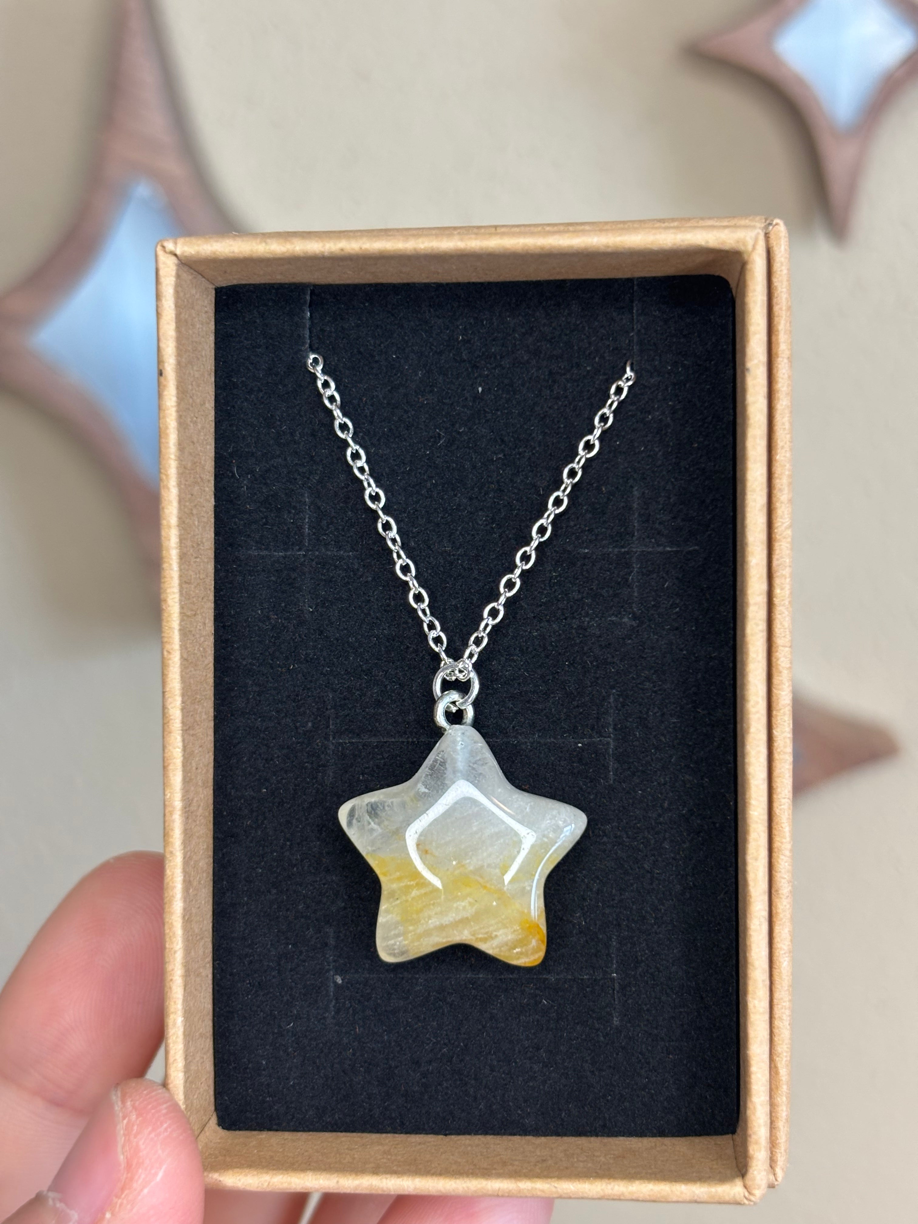 Necklaces in heart ❤️ shape and star ⭐️ shape, click to see all!