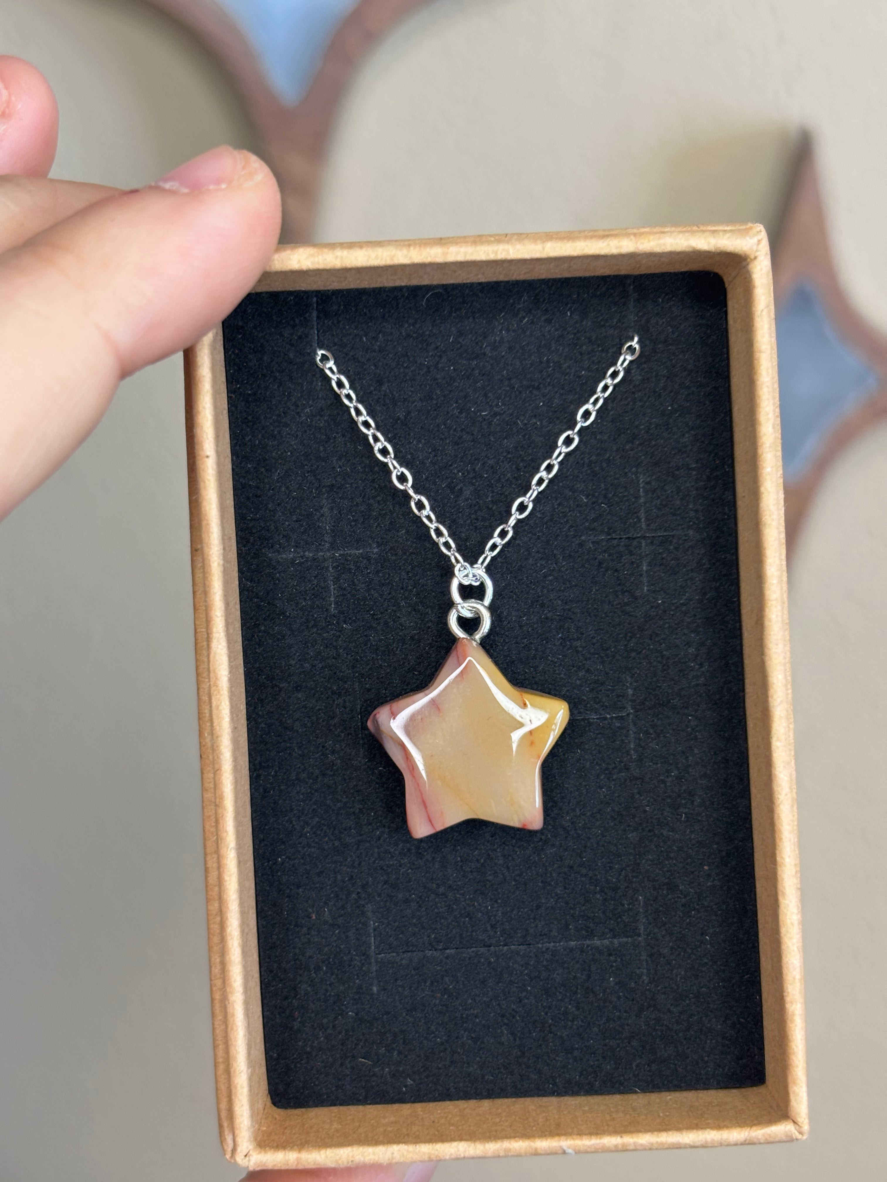 Necklaces in various shapes ❤️⭐️🌙 - click to see more!