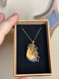 Necklaces - large labradorite with branch wrap style detail - click to see them all!