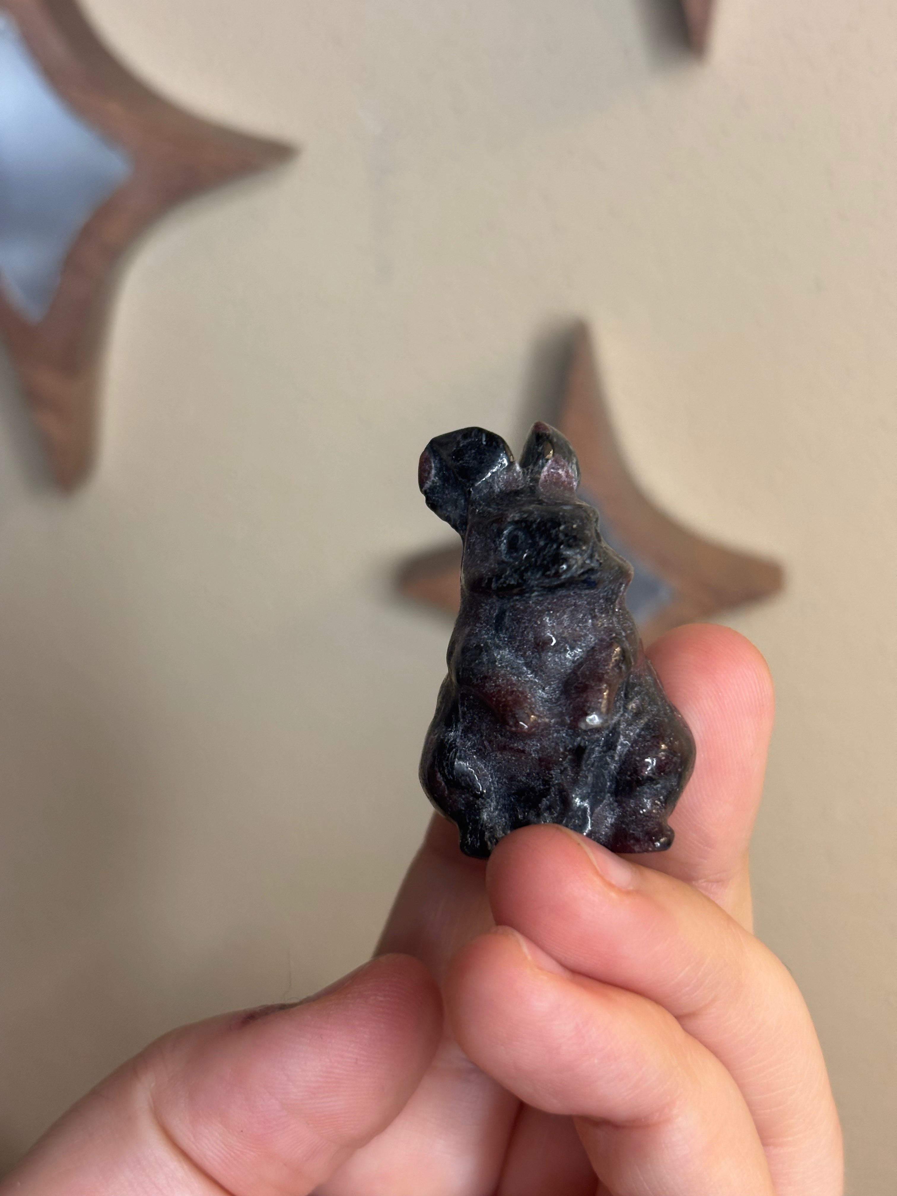 Bunny carvings various materials - click to see more!