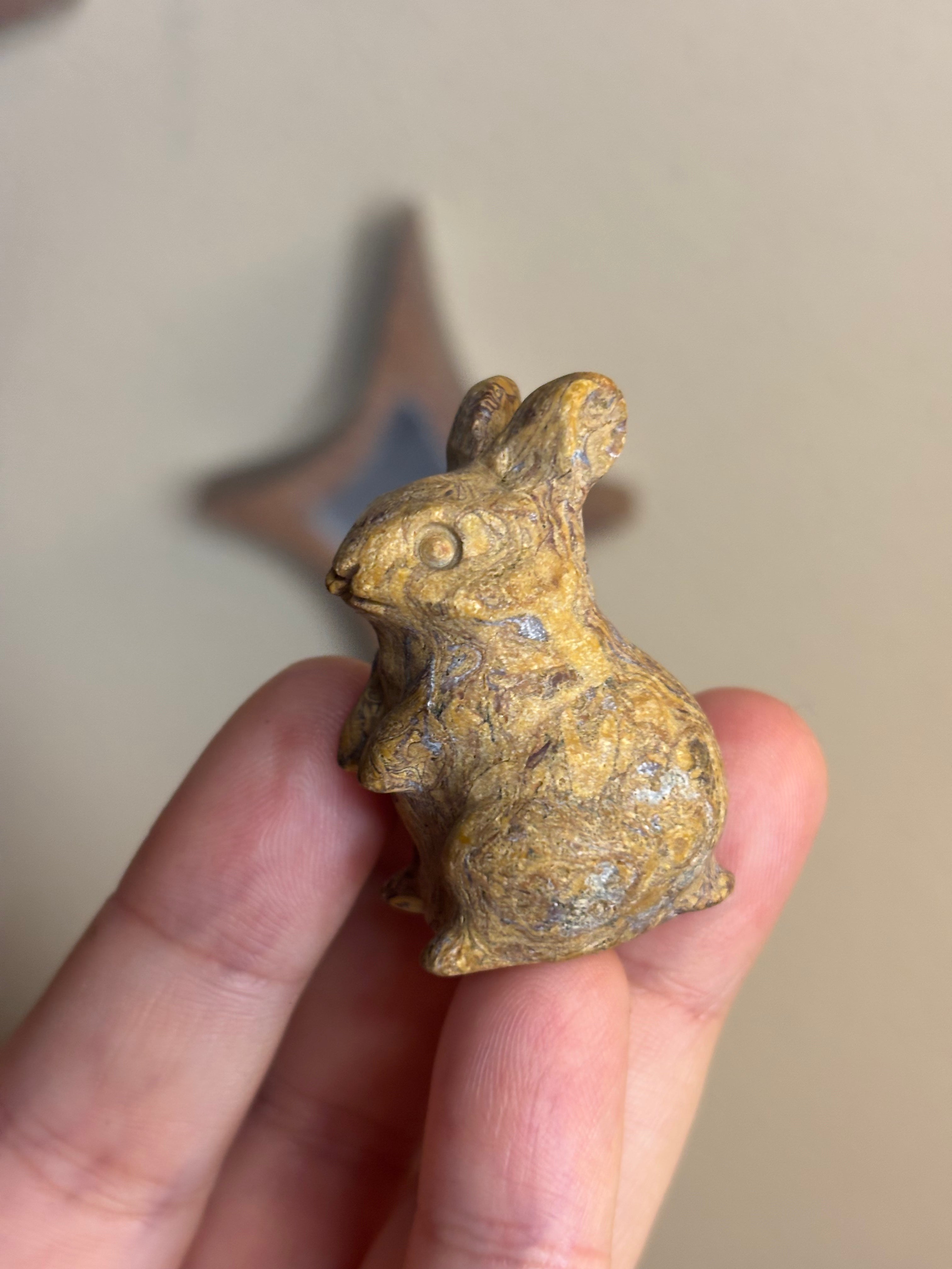 Bunny carvings various materials - click to see more!