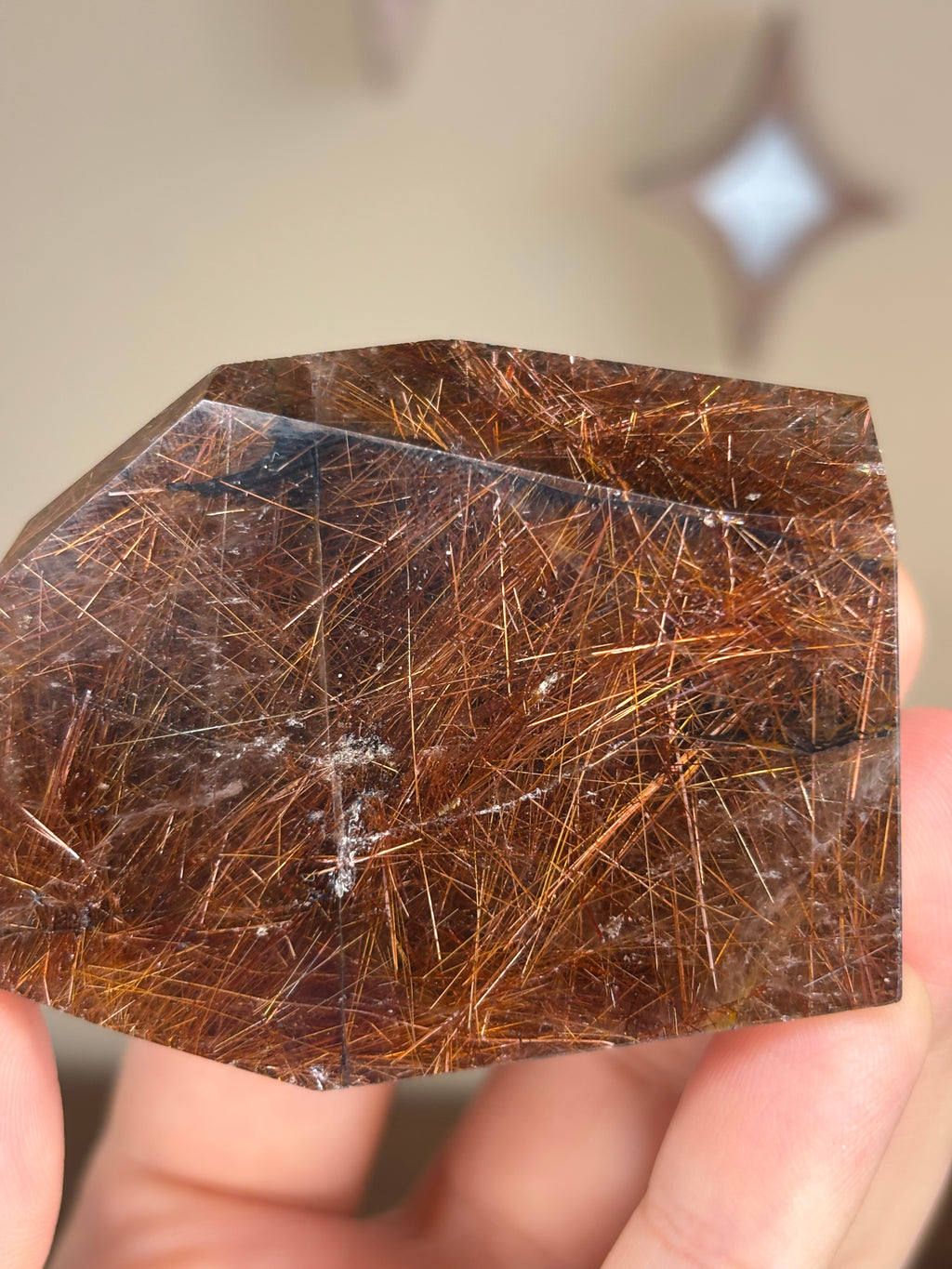 Rutile in Quartz gusher