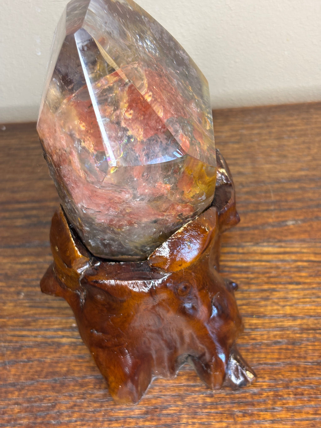 Garden Quartz statements on wood stand - click to see more!