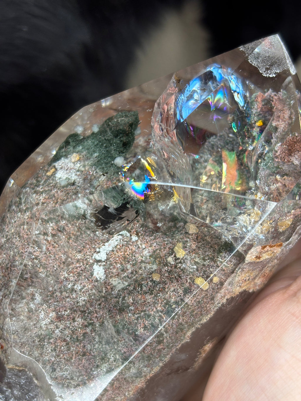 Garden Quartz statements on wood stand - click to see more!