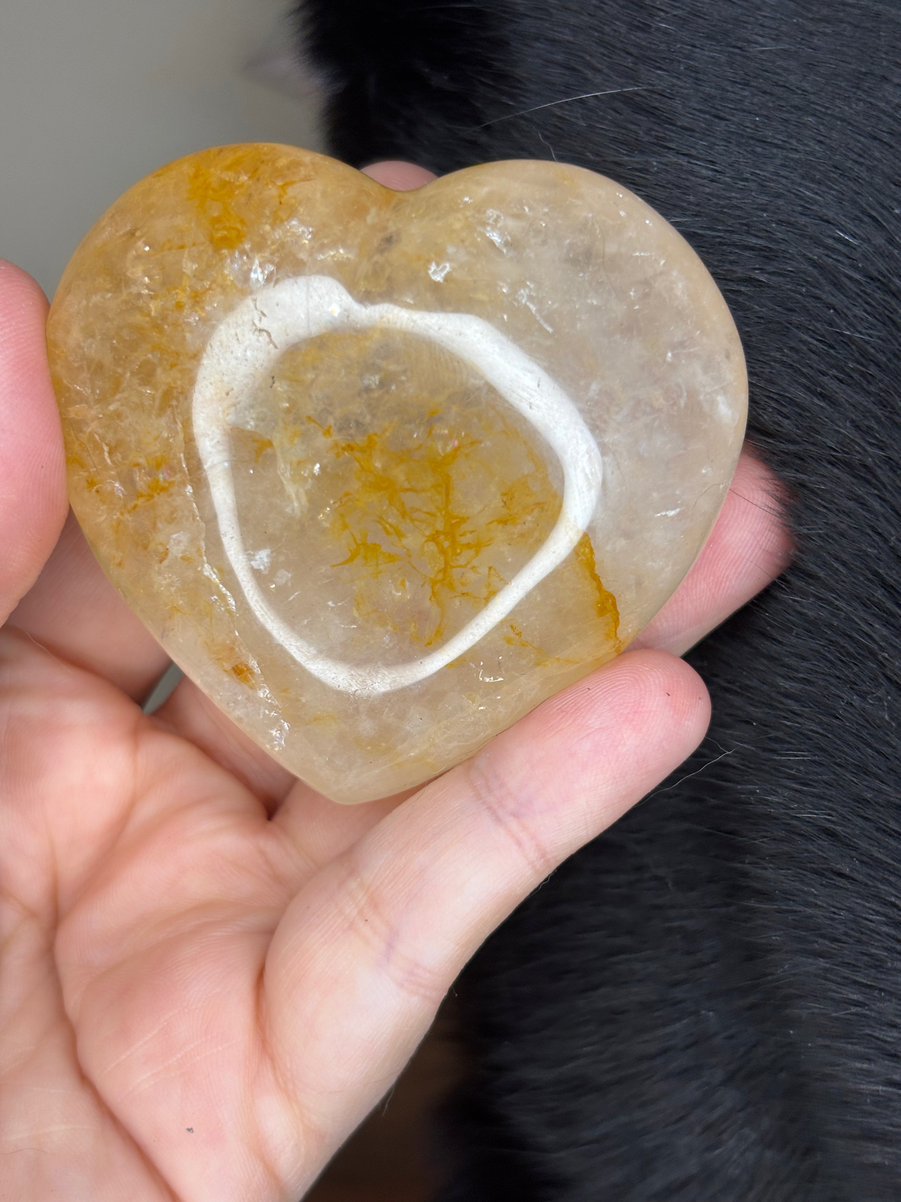 Puffy Hearts with golden healer
