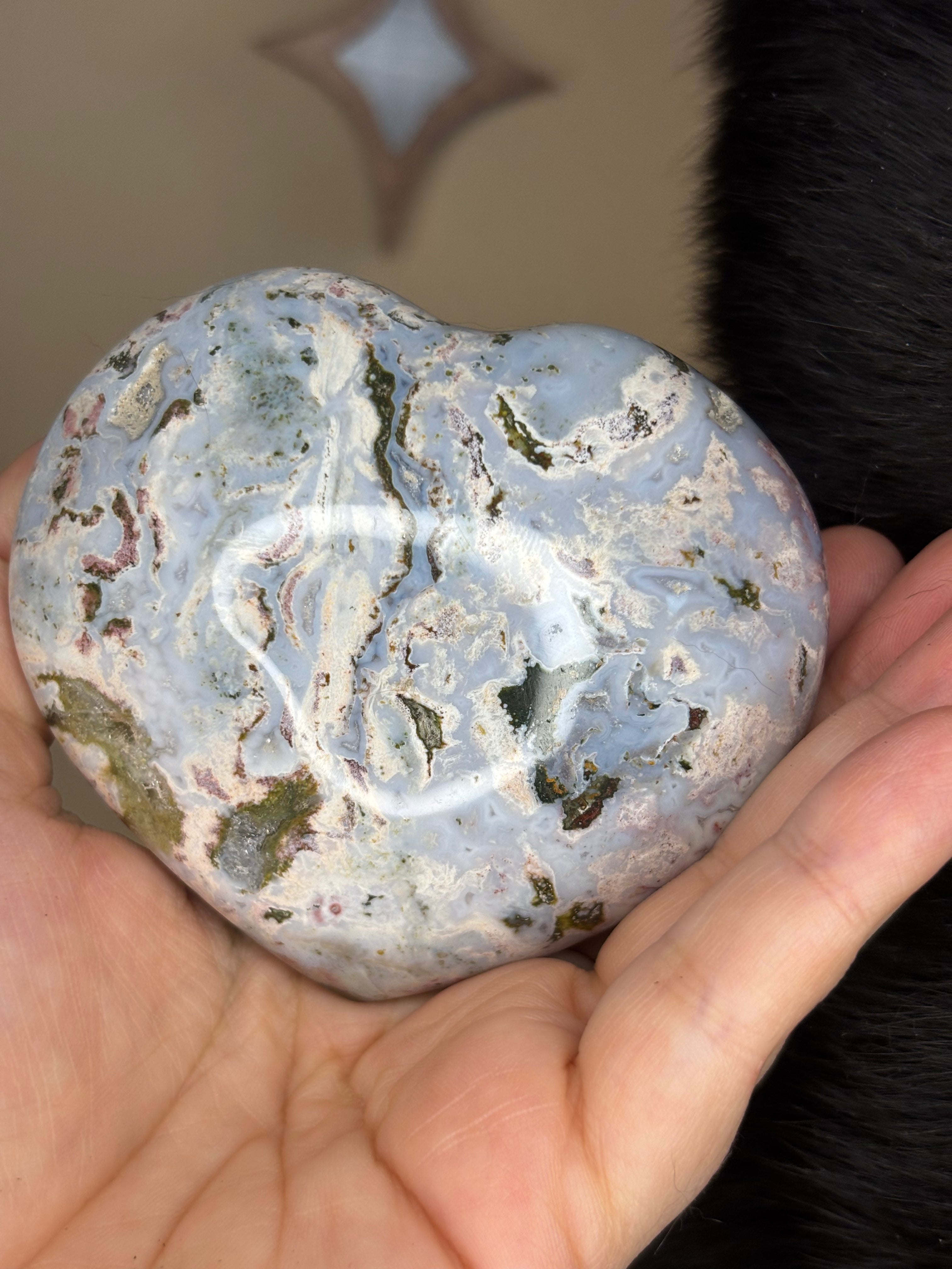 Jasper puffy heart