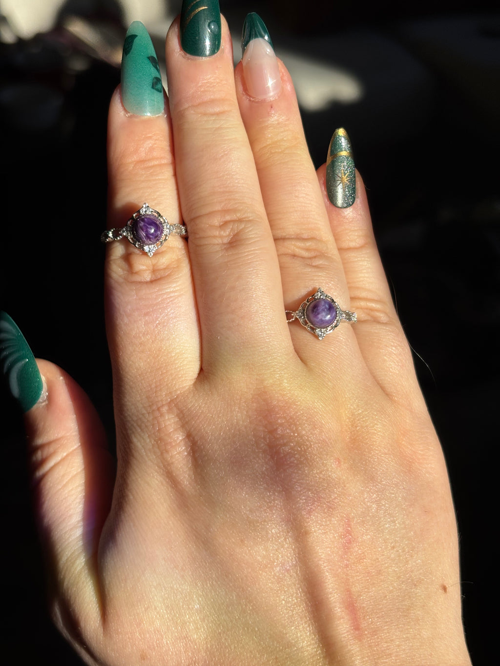 Ring - charoite