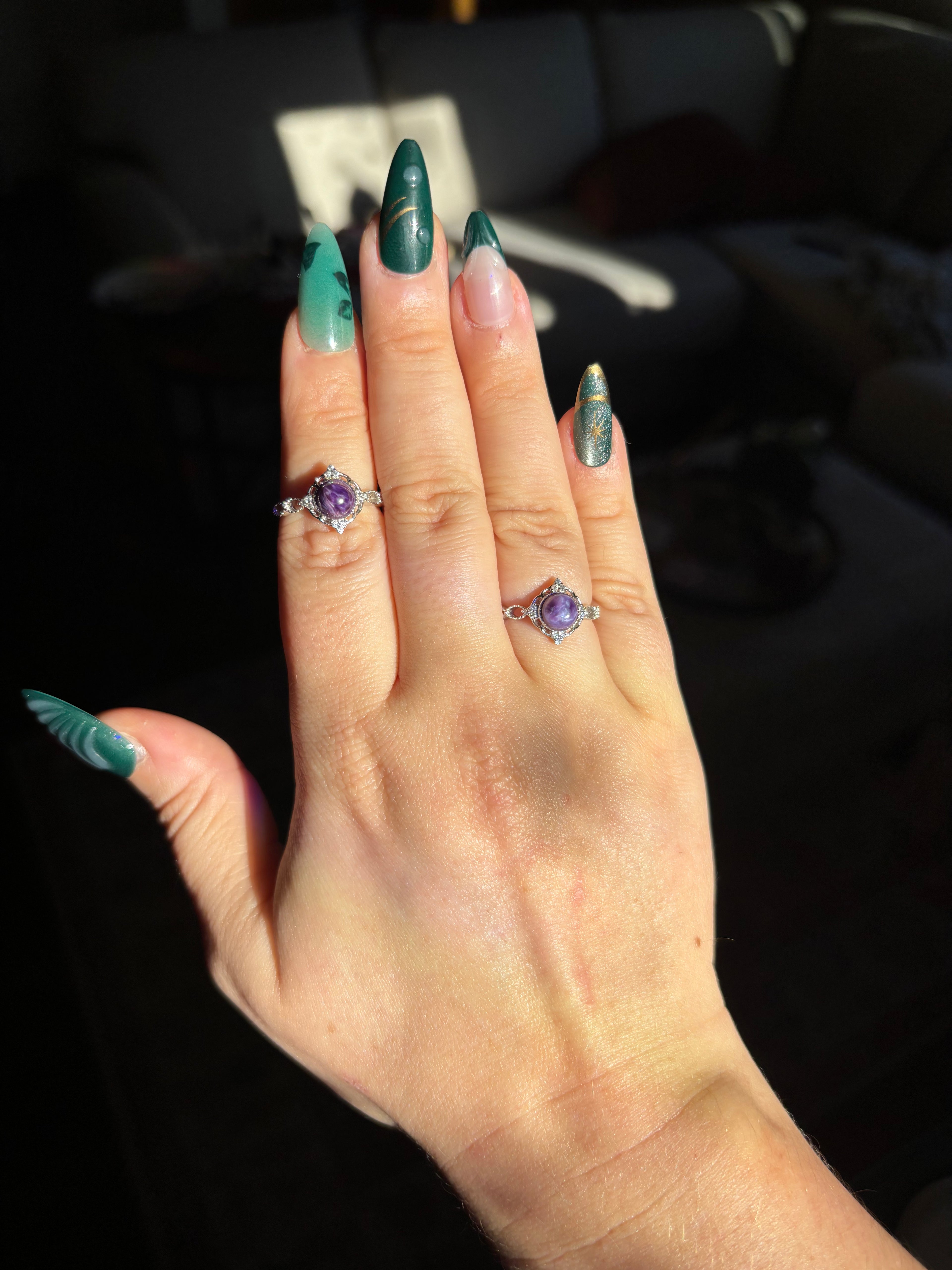 Ring - charoite