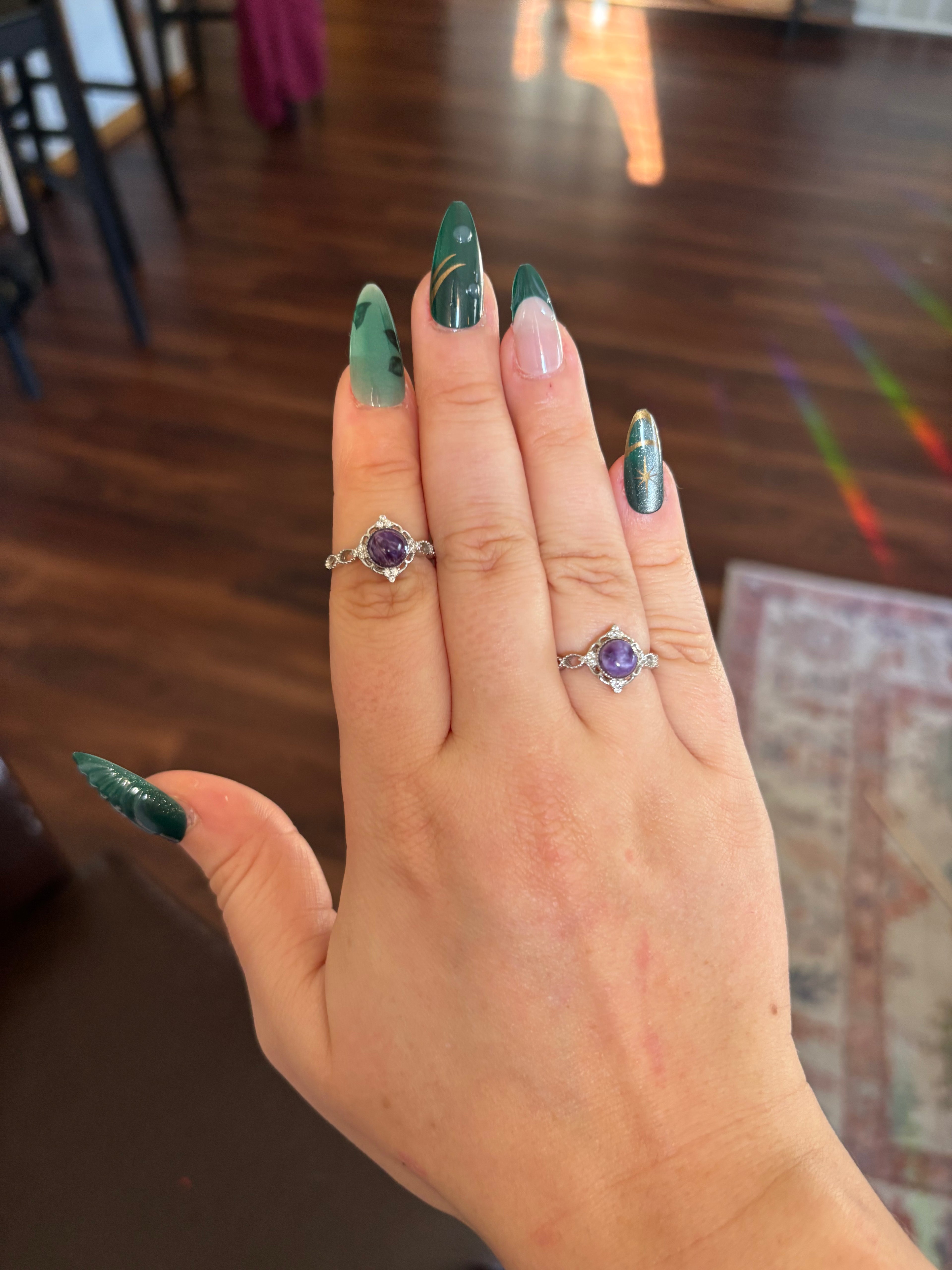 Ring - charoite