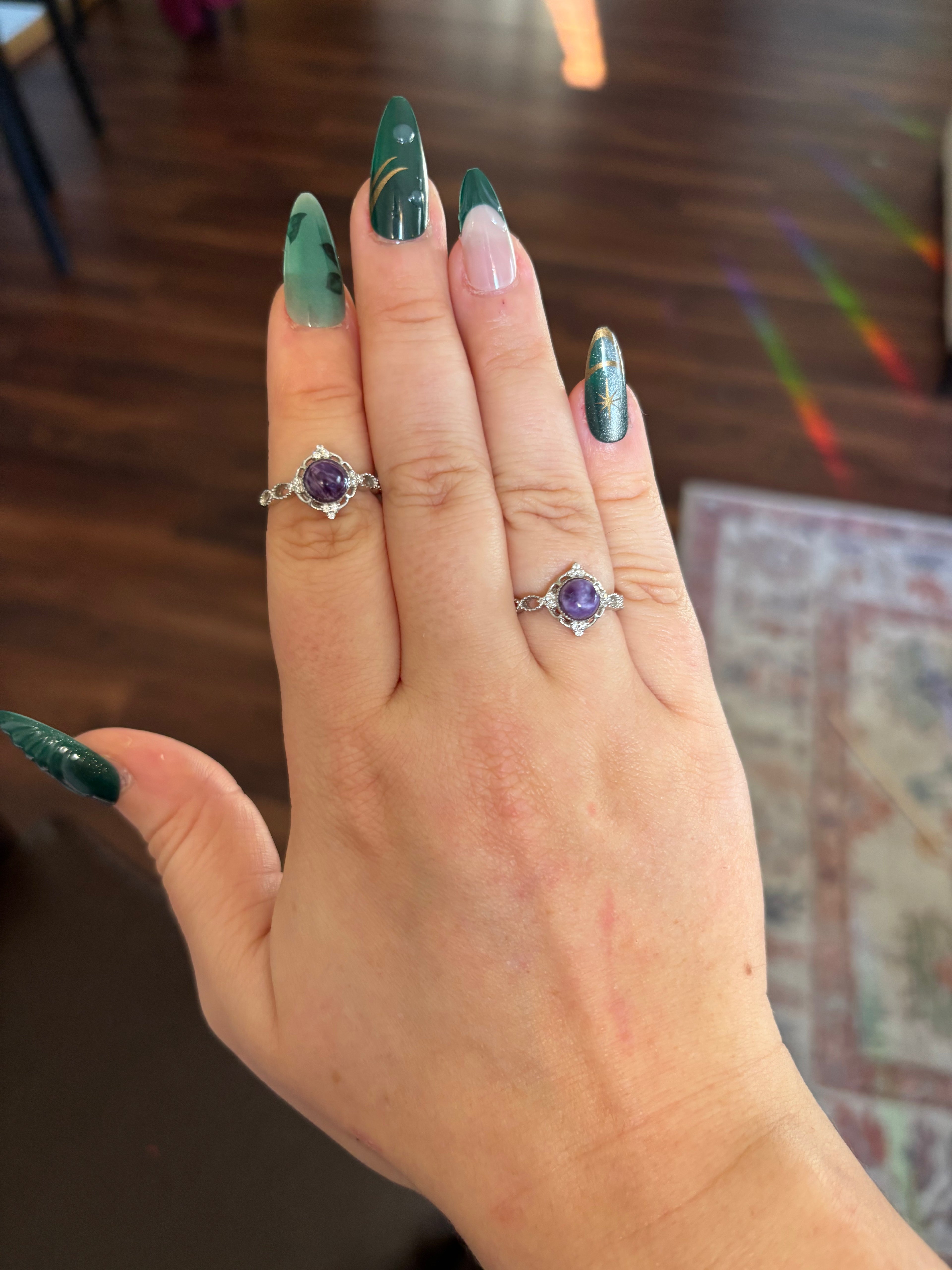Ring - charoite