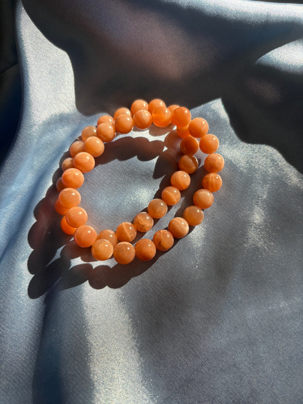 Bracelet - Peach Moonstone
