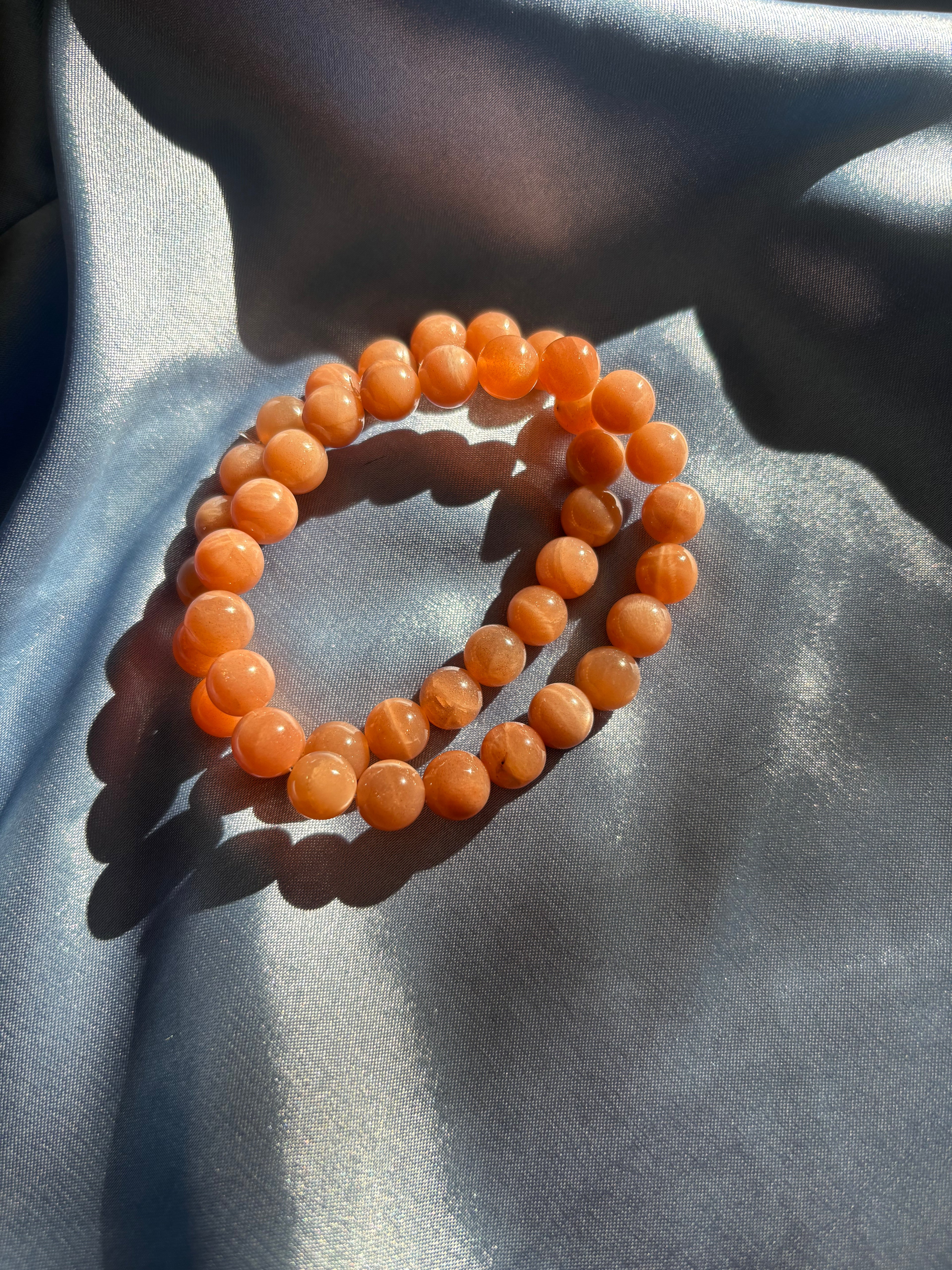 Bracelet - Peach Moonstone