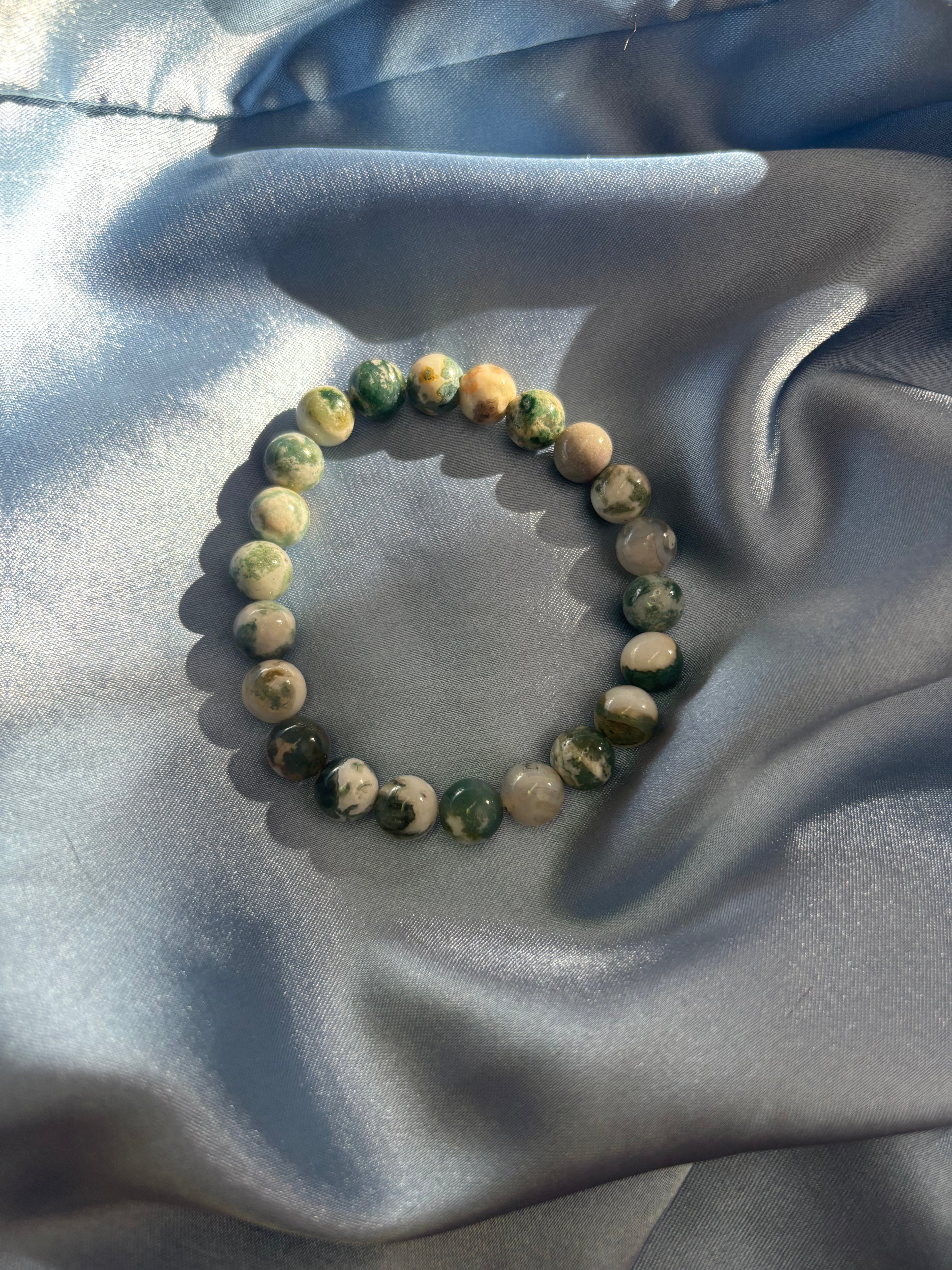 Bracelet - Tree moss agate