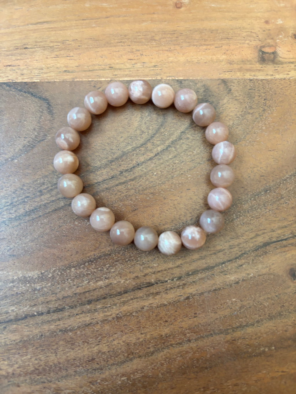 Bracelet - Peach Moonstone