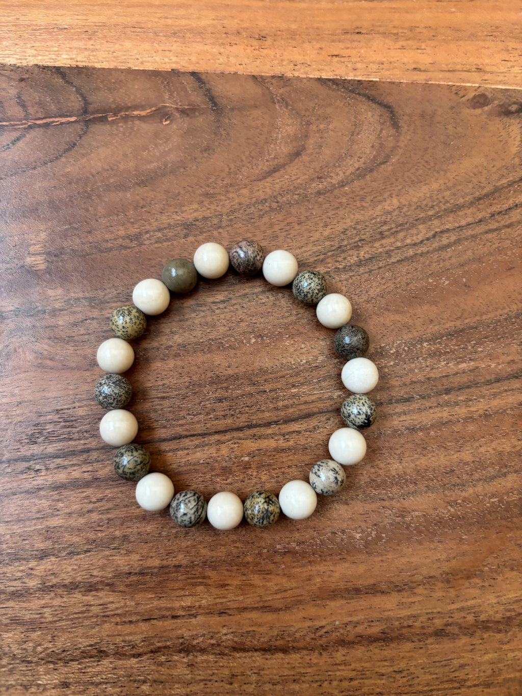 Bracelet - Artistic Jasper and Fossil Jasper mix
