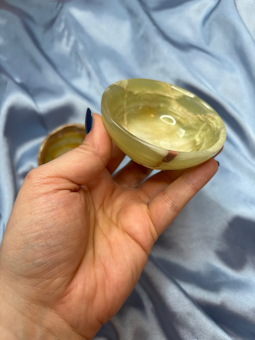 Green Onyx bowl 3”