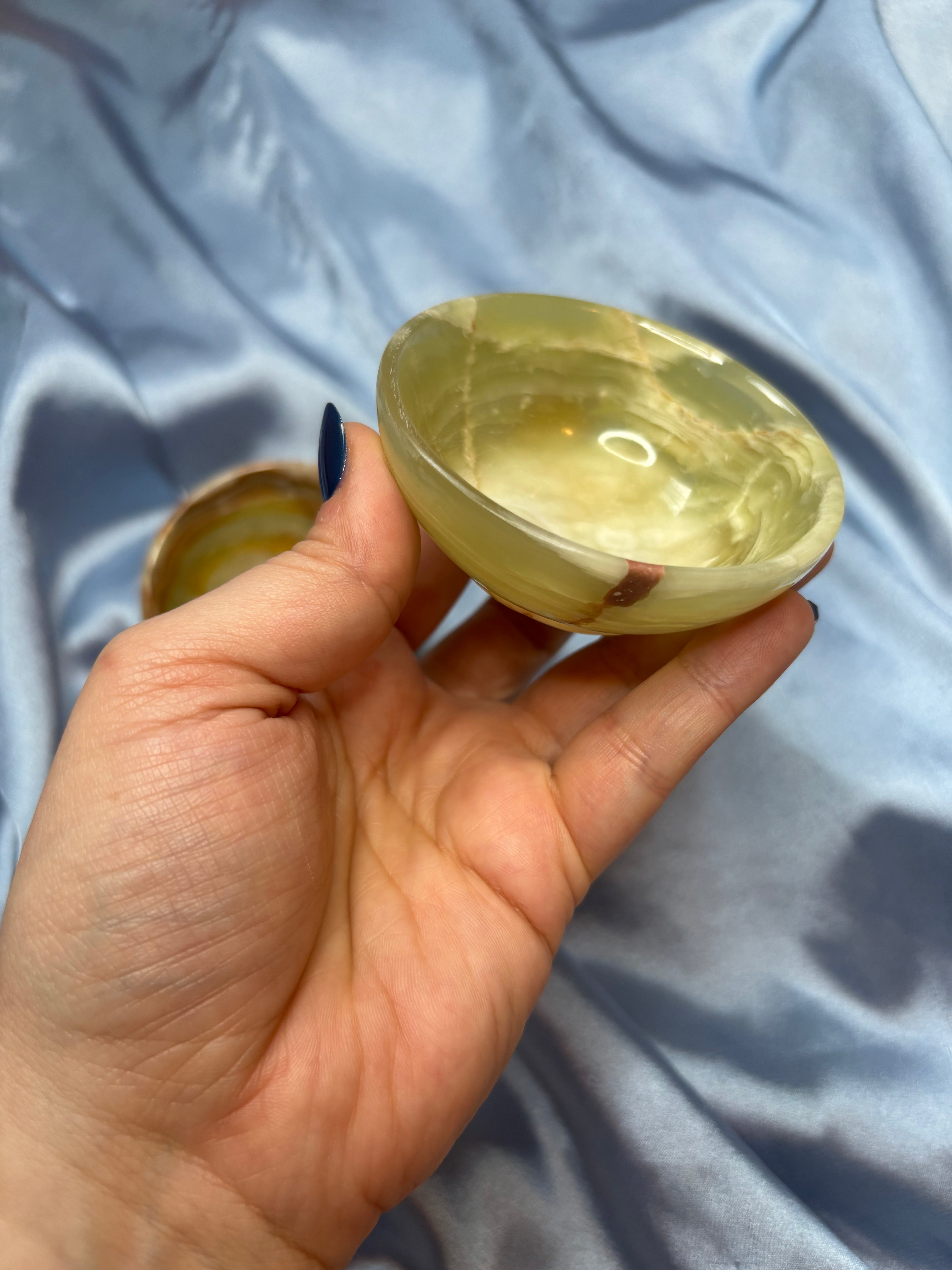 Green Onyx bowl 3”