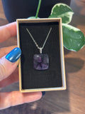 Phantom amethyst necklaces