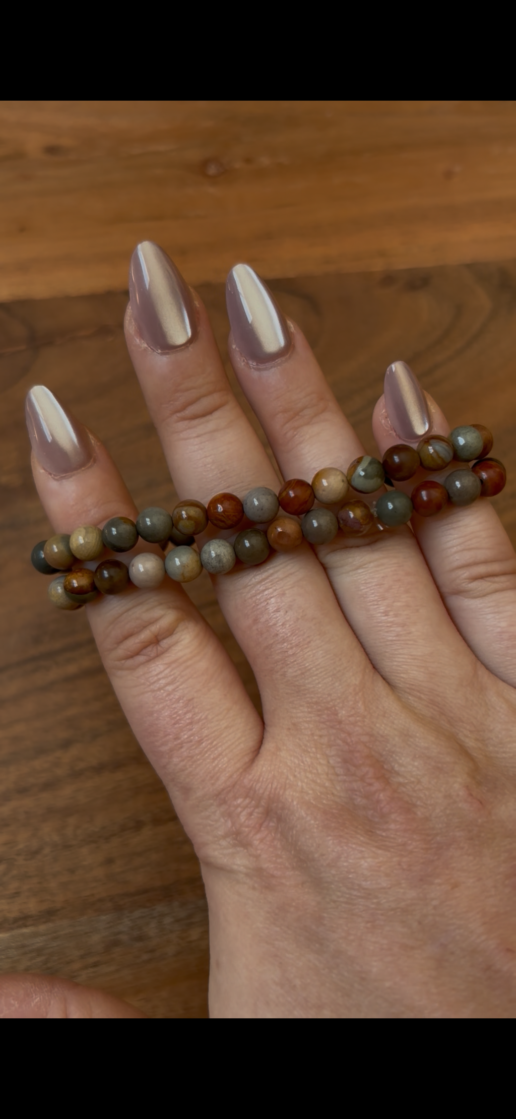 Bracelet - polychrome jasper