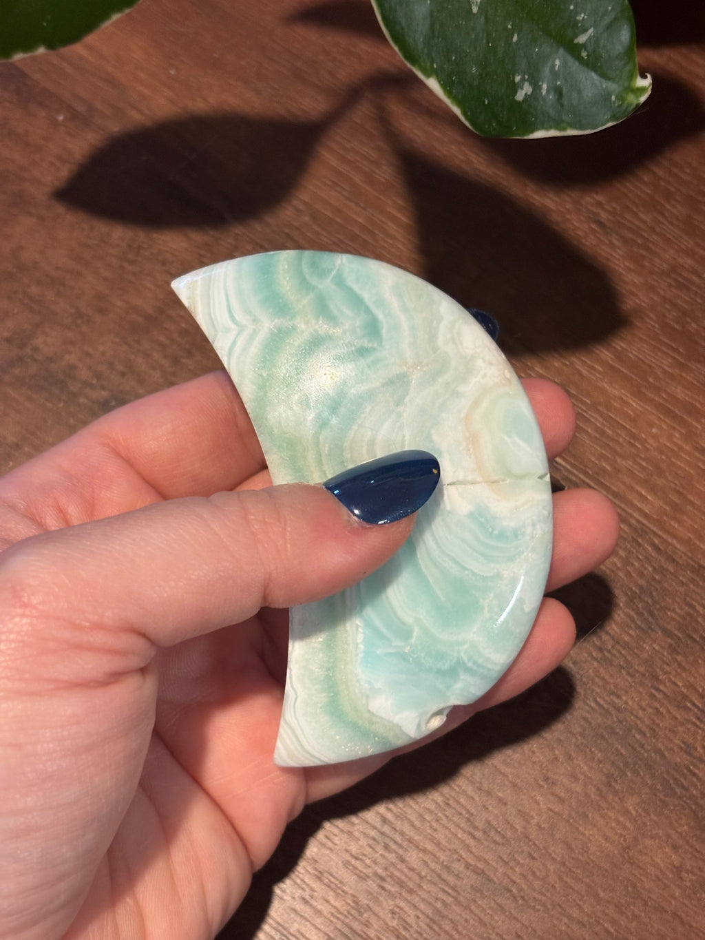 Caribbean calcite moon