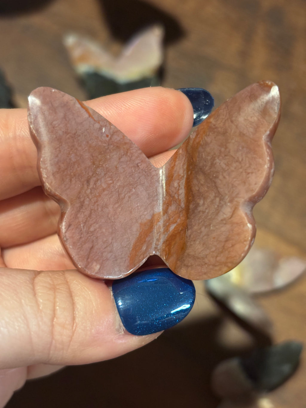 Pink Calcedony 3D butterflies