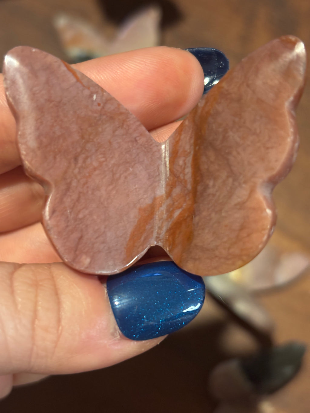 Pink Calcedony 3D butterflies