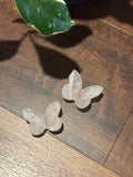 Rose Quartz 3D baby butterflies
