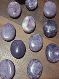 Lepidolite pocket stones