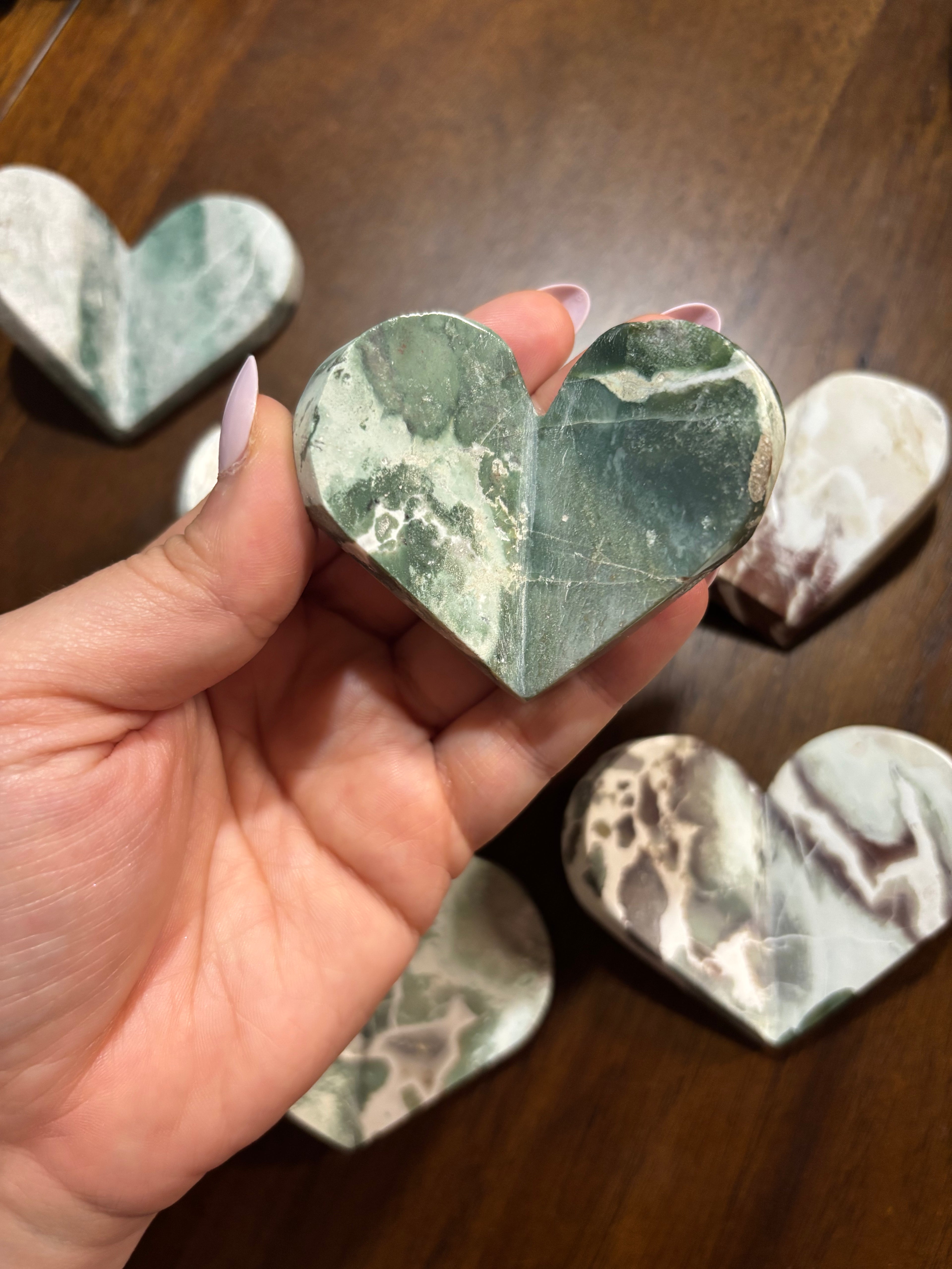 Unicorn Jasper folded heart