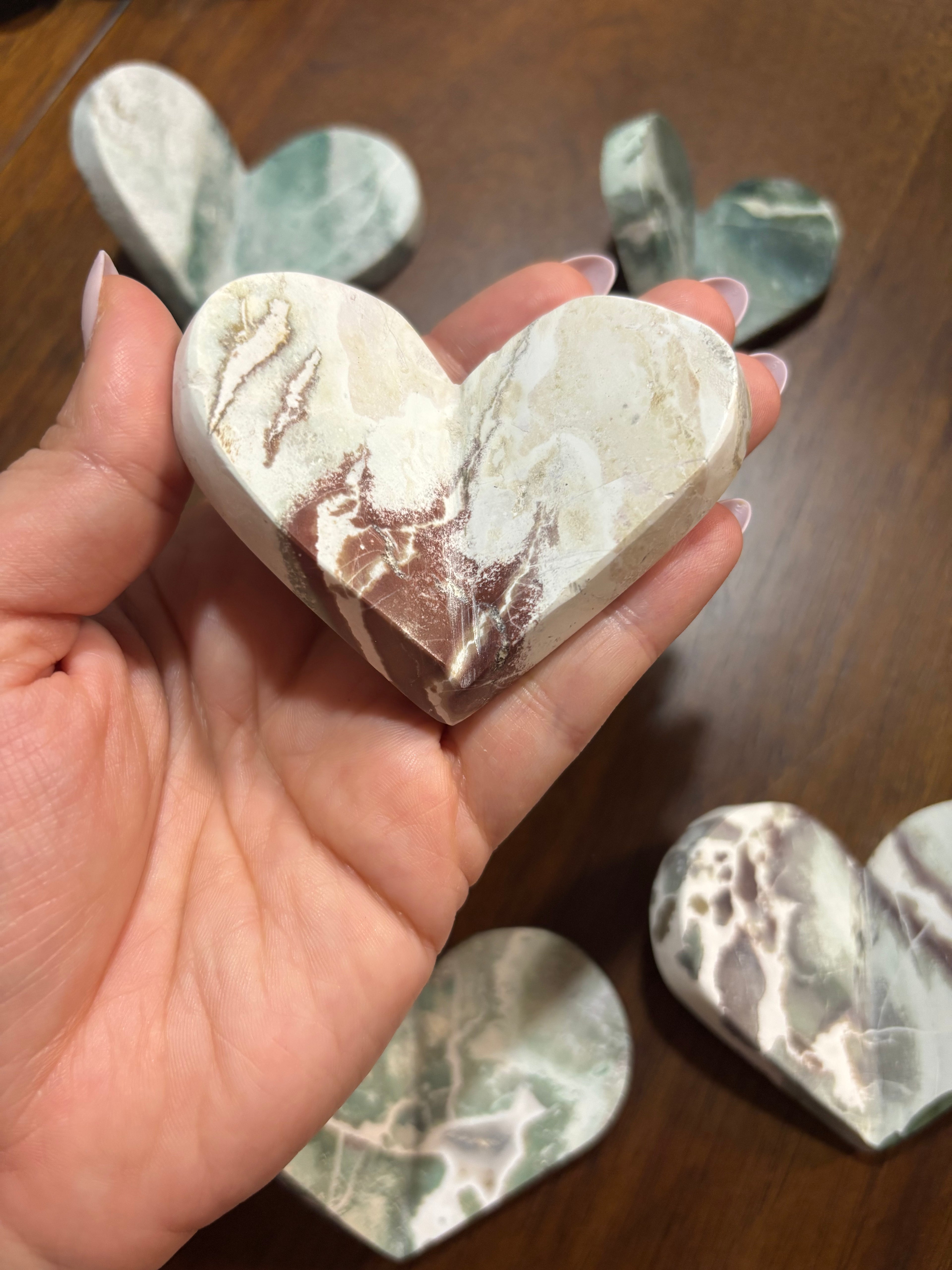 Unicorn Jasper folded heart