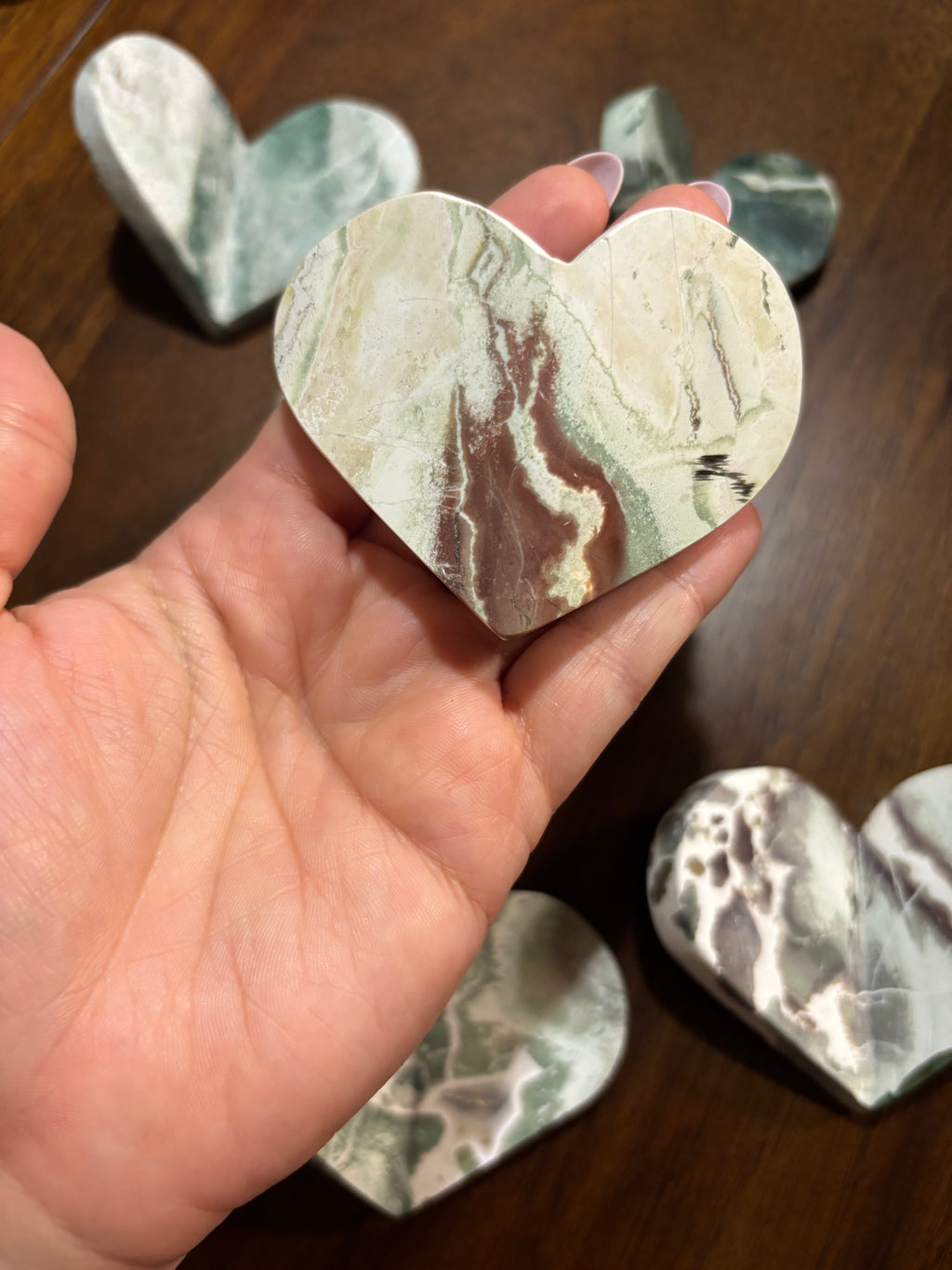 Unicorn Jasper folded heart