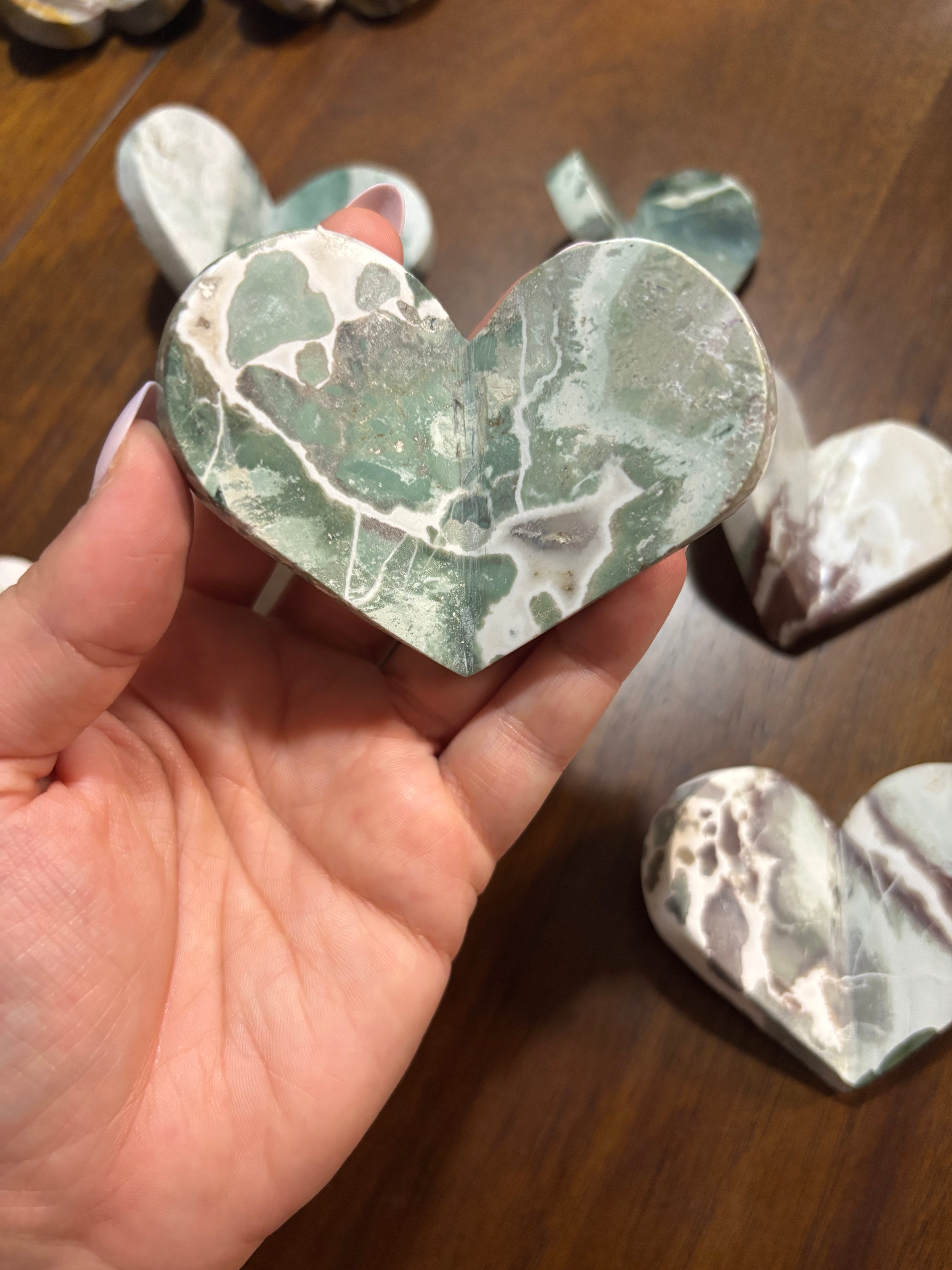 Unicorn Jasper folded heart