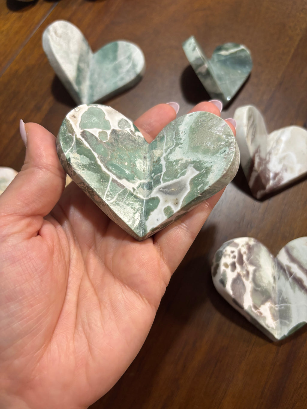 Unicorn Jasper folded heart